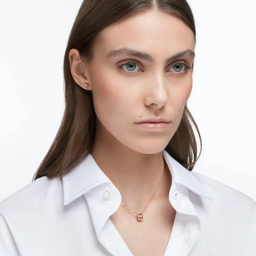 Swarovski Millenia kaulakoru ja korvakorut, ruusukullan värinen - Image 3