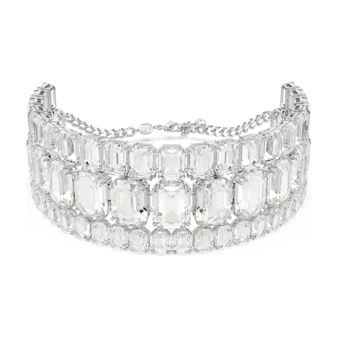 Swarovski Millenia kaulakoru, vaalea metalli ja kirkkaat kristallit 5696290