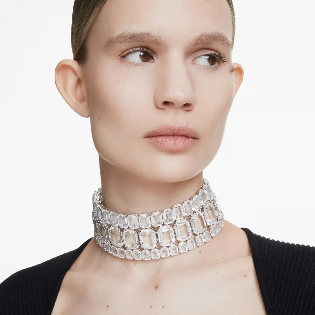 Swarovski Millenia kaulakoru, vaalea metalli ja kirkkaat kristallit 5696290 - Image 3