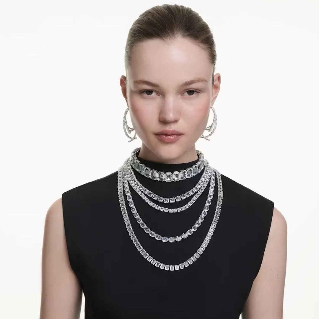 Swarovski Millenia kaulakoru, vaalea metalli ja kirkkaat kristallit 5717913 - Image 2