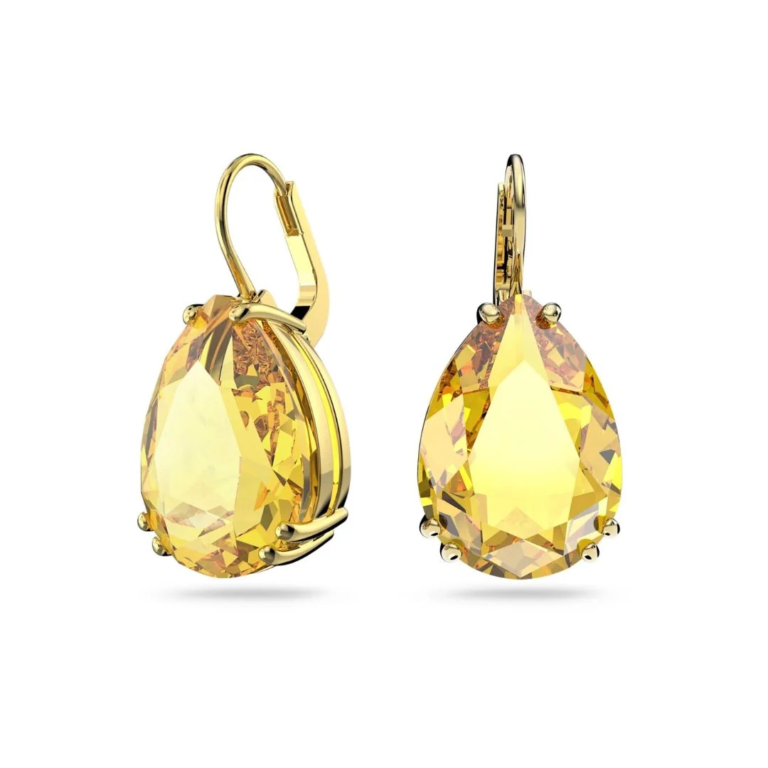 Swarovski Millenia korvakorut, keltaiset kristallit