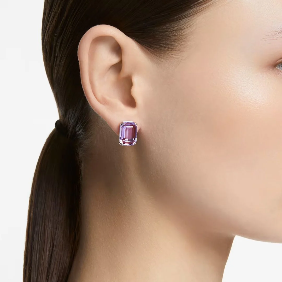 Swarovski Millenia korvakorut lilalla kristallilla - Image 3