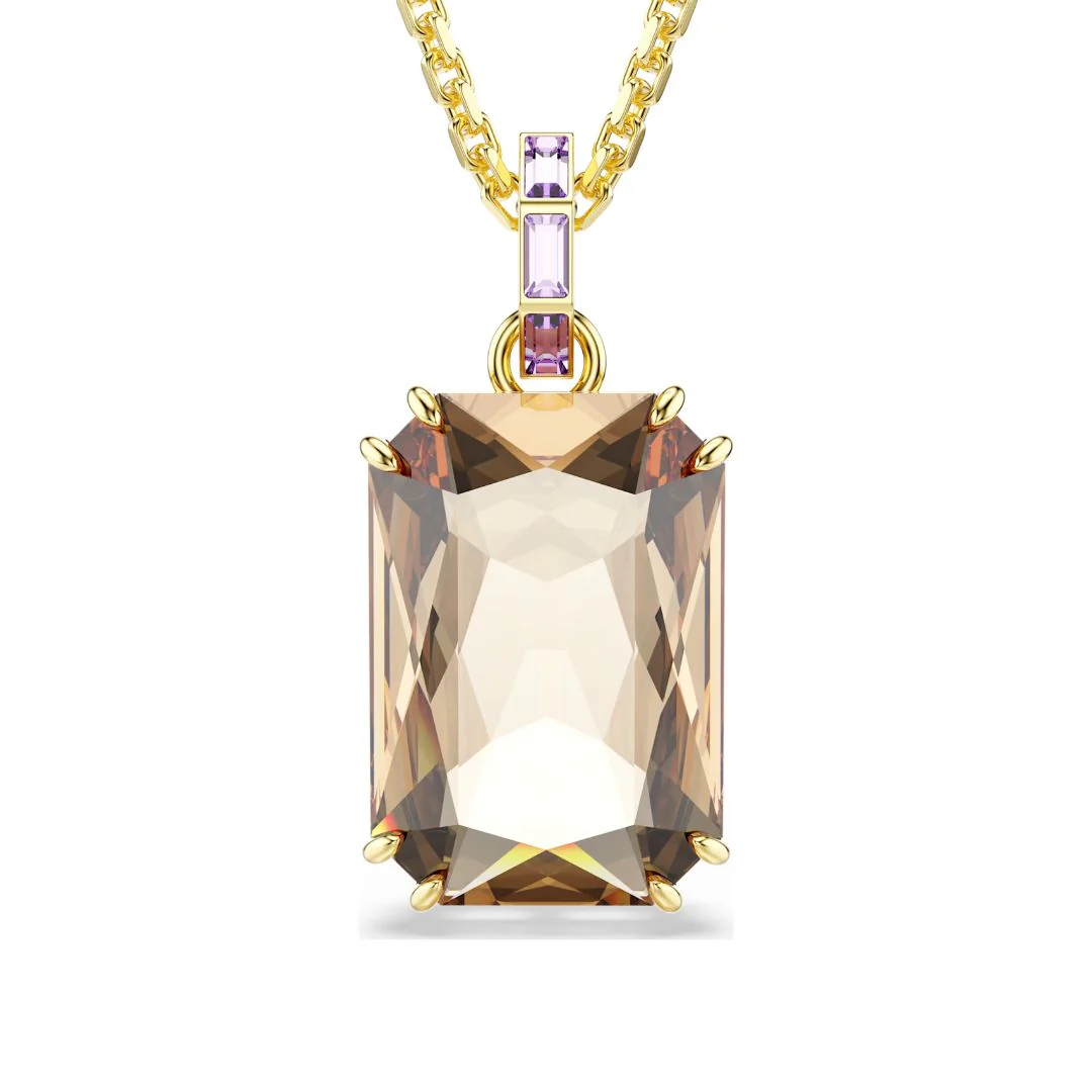 Swarovski Millenia riipus, keltakullanvärinen ja ruskean ja laventelinsävyiset kristallit 5725752