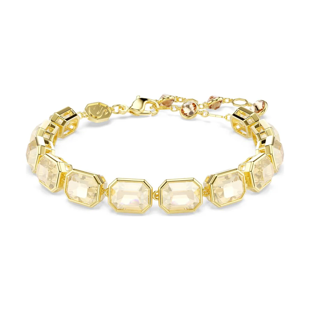 Swarovski Millenia rannekoru, keltakullanväri ja ruskeat kristallit 5720912