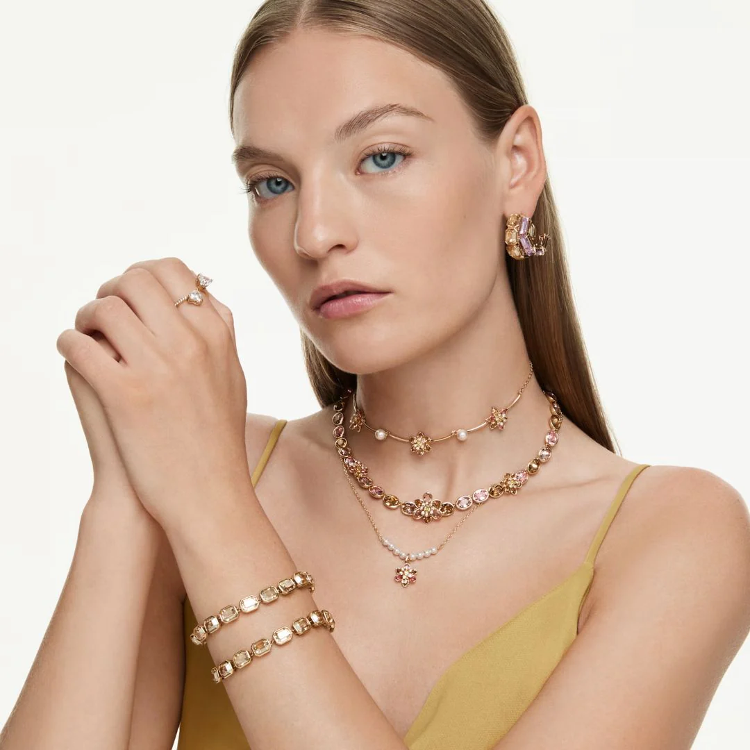 Swarovski Millenia rannekoru, keltakullanväri ja ruskeat kristallit 5720912 - Image 4