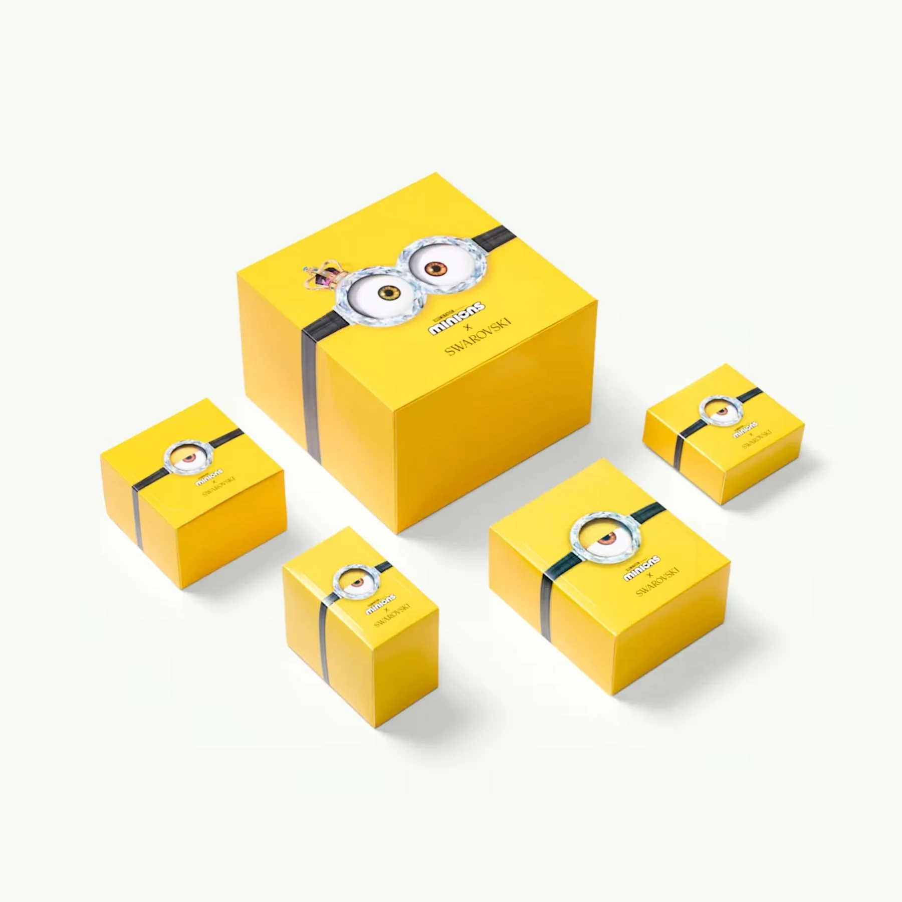Swarovski Minions Kevin kaulakoru, keltakullattu ja eriväriset kristallit, 5743384 - Image 6