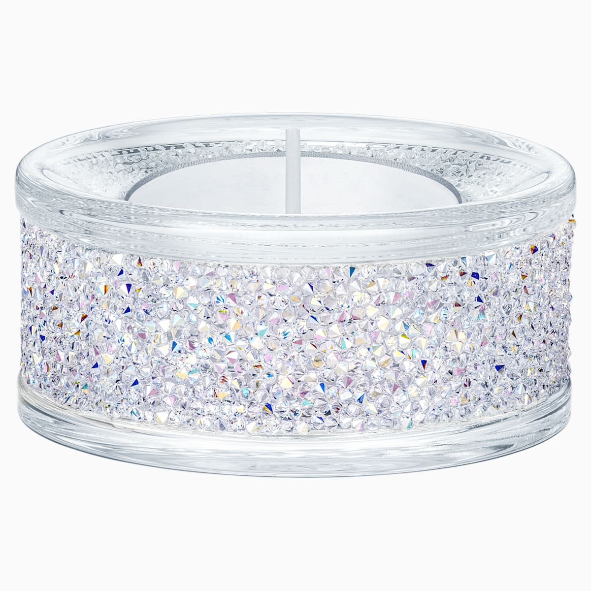 Swarovski Shimmer Tea Light Holders, kristallituikku, hennon violetti