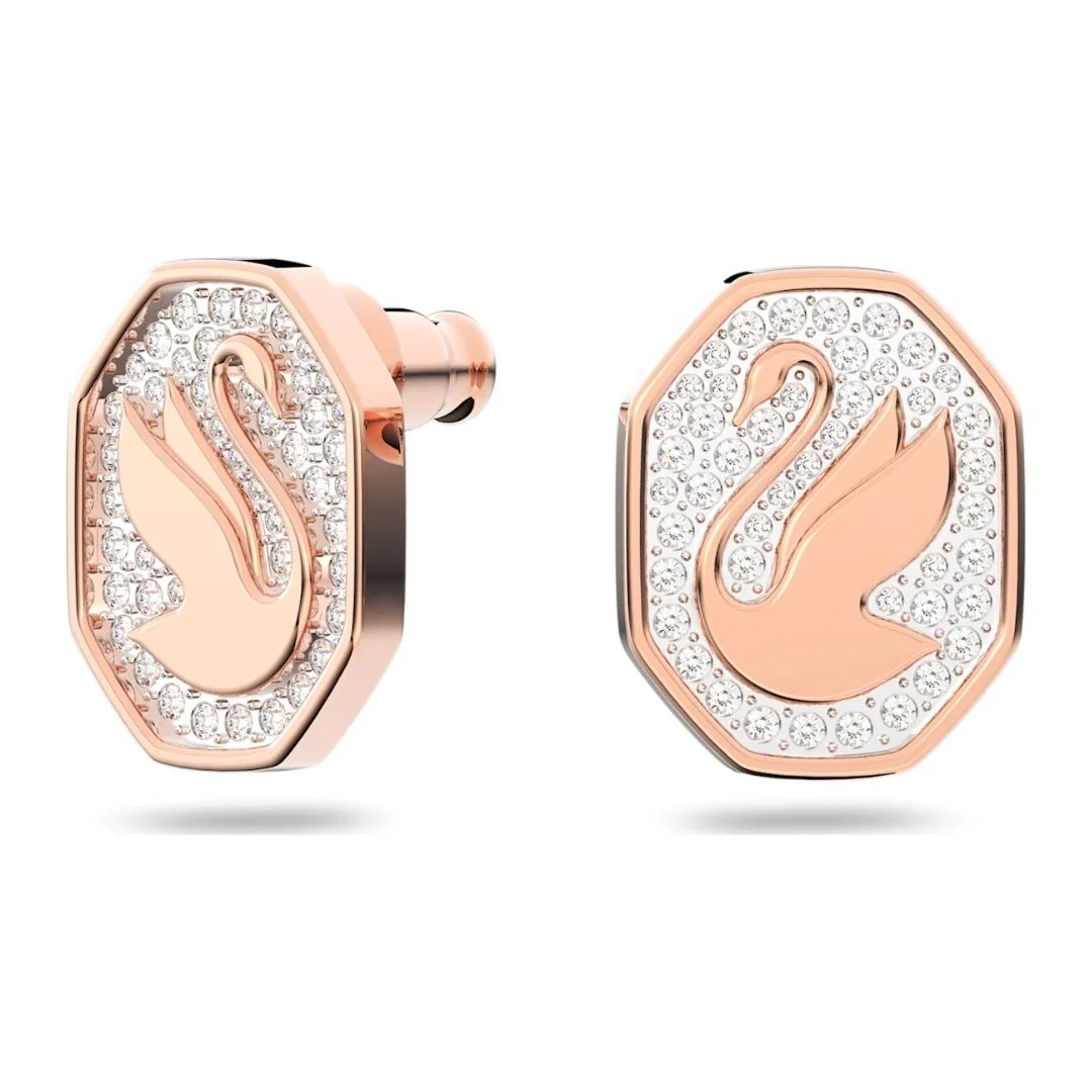 Swarovski Signum kristallikorvakorut, ruusukullan väriset - Image 3