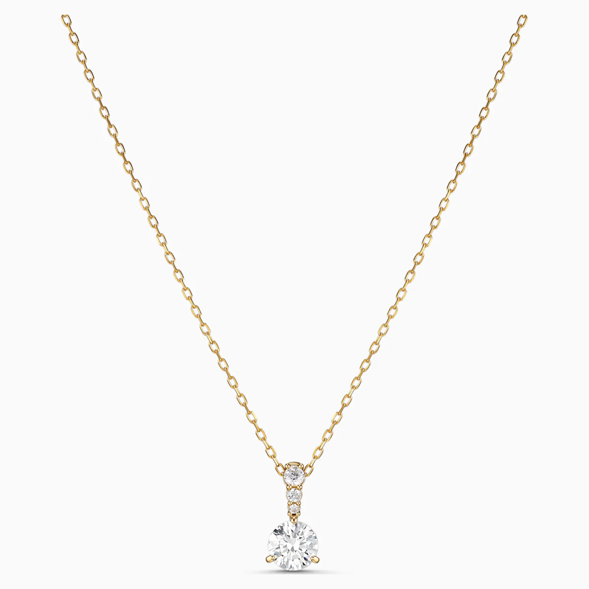 Swarovski Solitaire kristalliriipus, keltakullan värinen - Image 4
