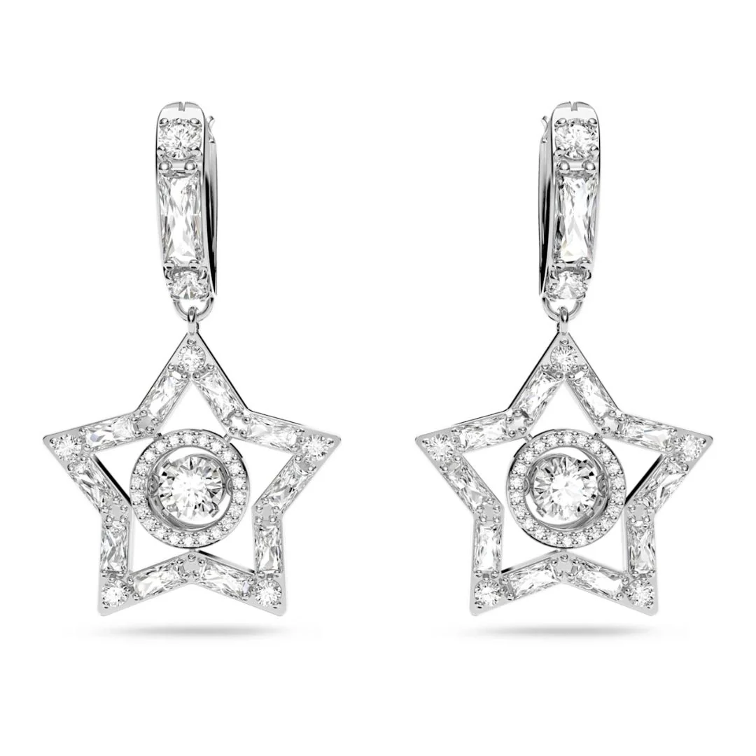 Swarovski Stella vaaleat kristallikorvakorut