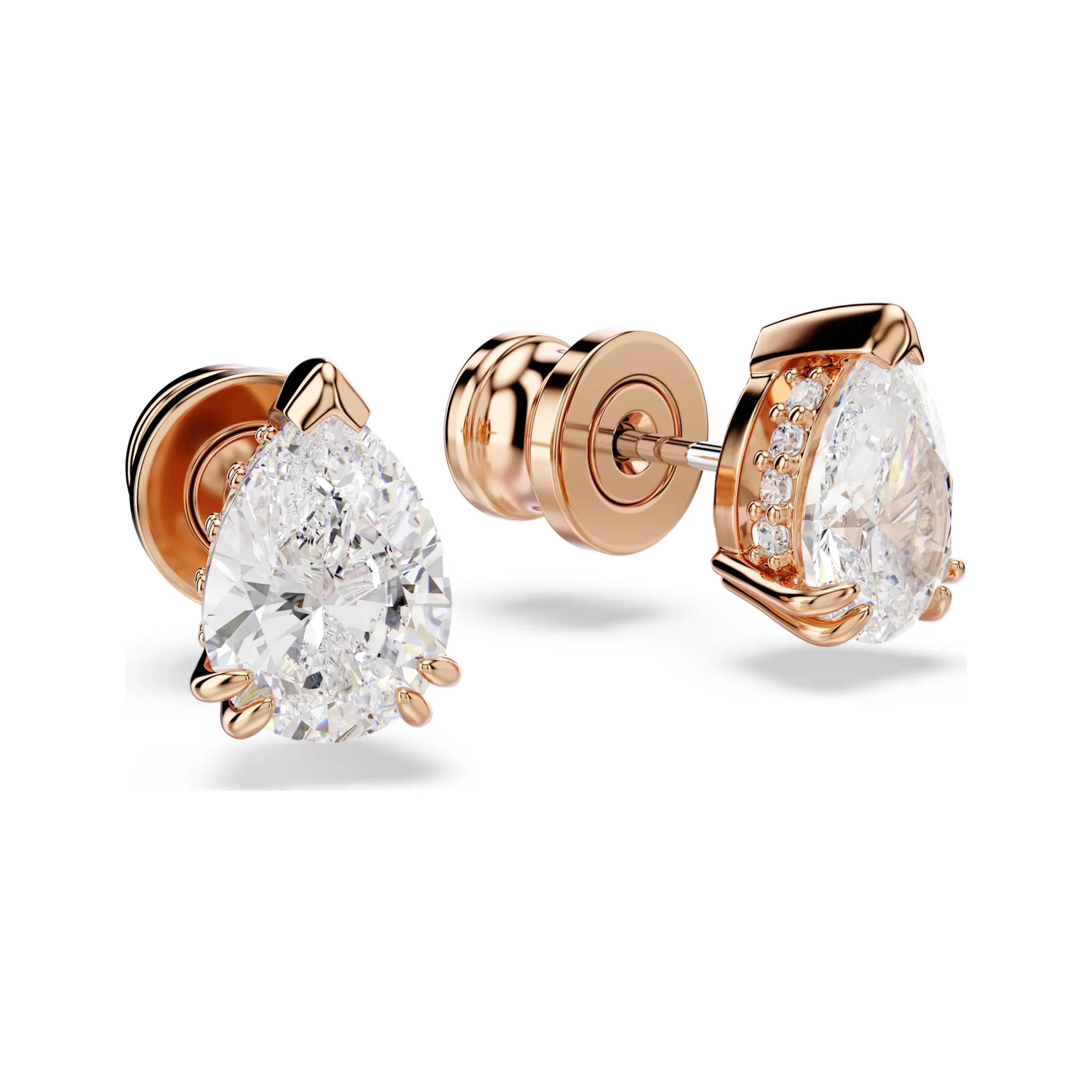 Swarovski Stilla korvakorut, ruusukullan väri ja kirkkaat kristallit 5734248 - Image 2