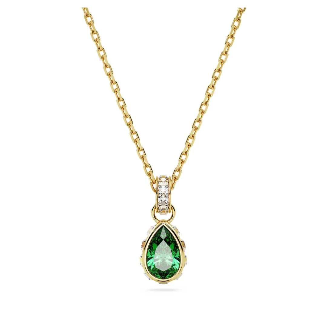 Swarovski Stilla riipus, keltakullan värinen ja vihreä kristalli