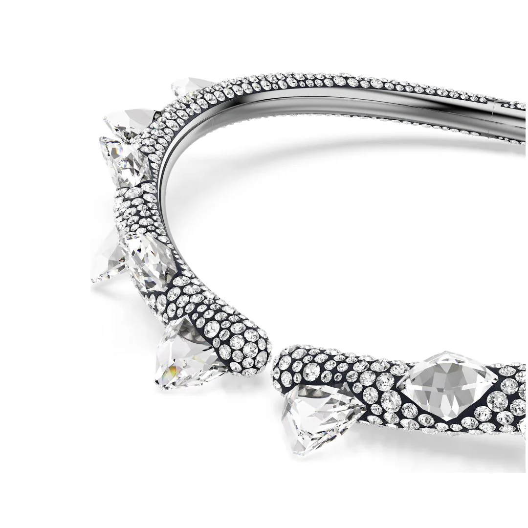 Swarovski Sublima choker kaulakoru, tumma metalli ja kirkkaat kristallit 5723286 - Image 3