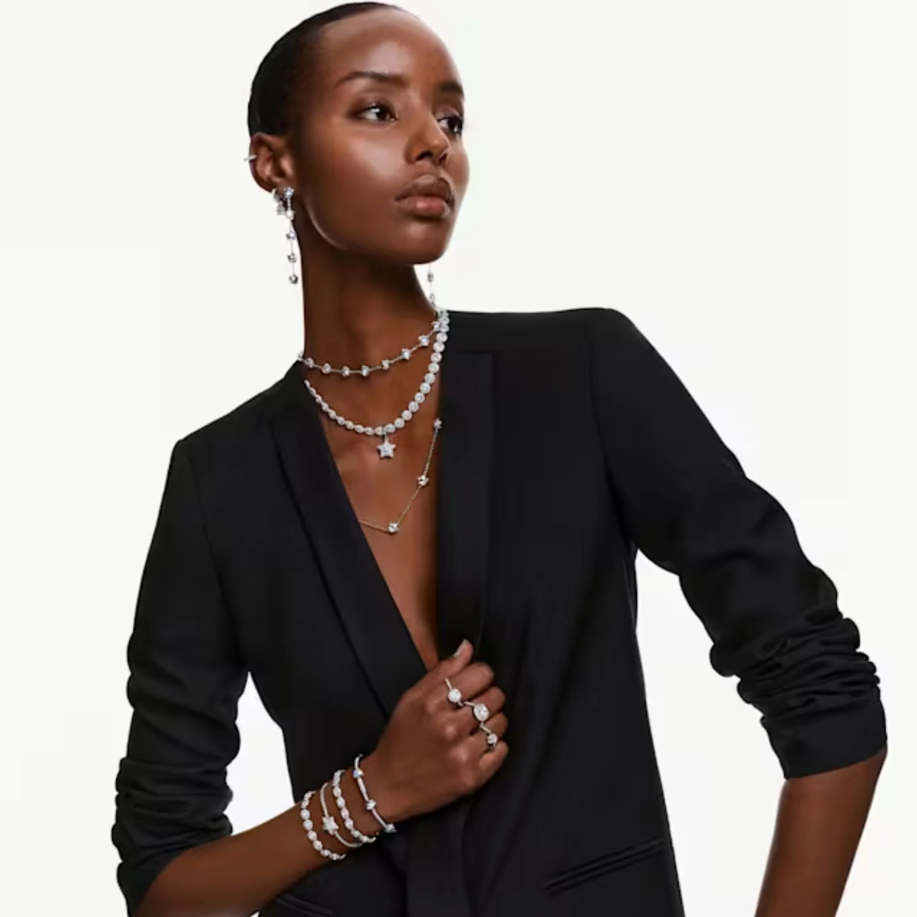Swarovski Sublima hela, vaalea metalli ja kirkkaat zirkonit, 5760562 - Image 6