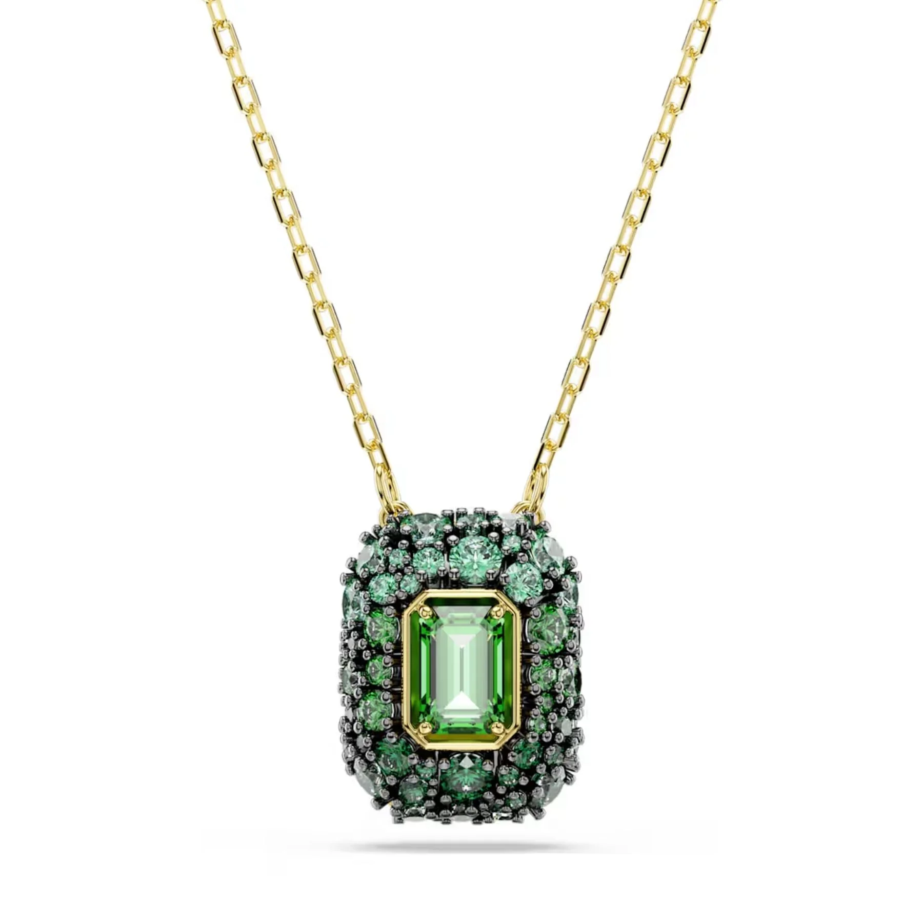 Swarovski Sublima kaulakoru, keltakullattu ja vihreät zirkonit, 5752884