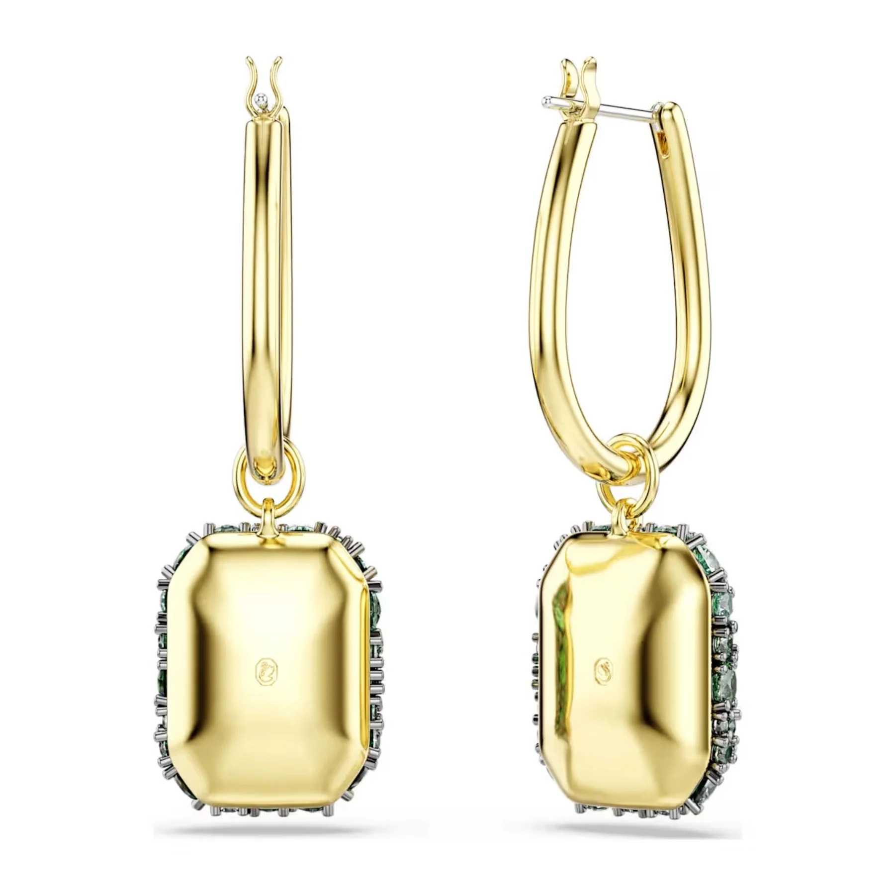 Swarovski Sublima korvakorut, keltakullattu ja vihreät zirkonit, 5752890 - Image 5