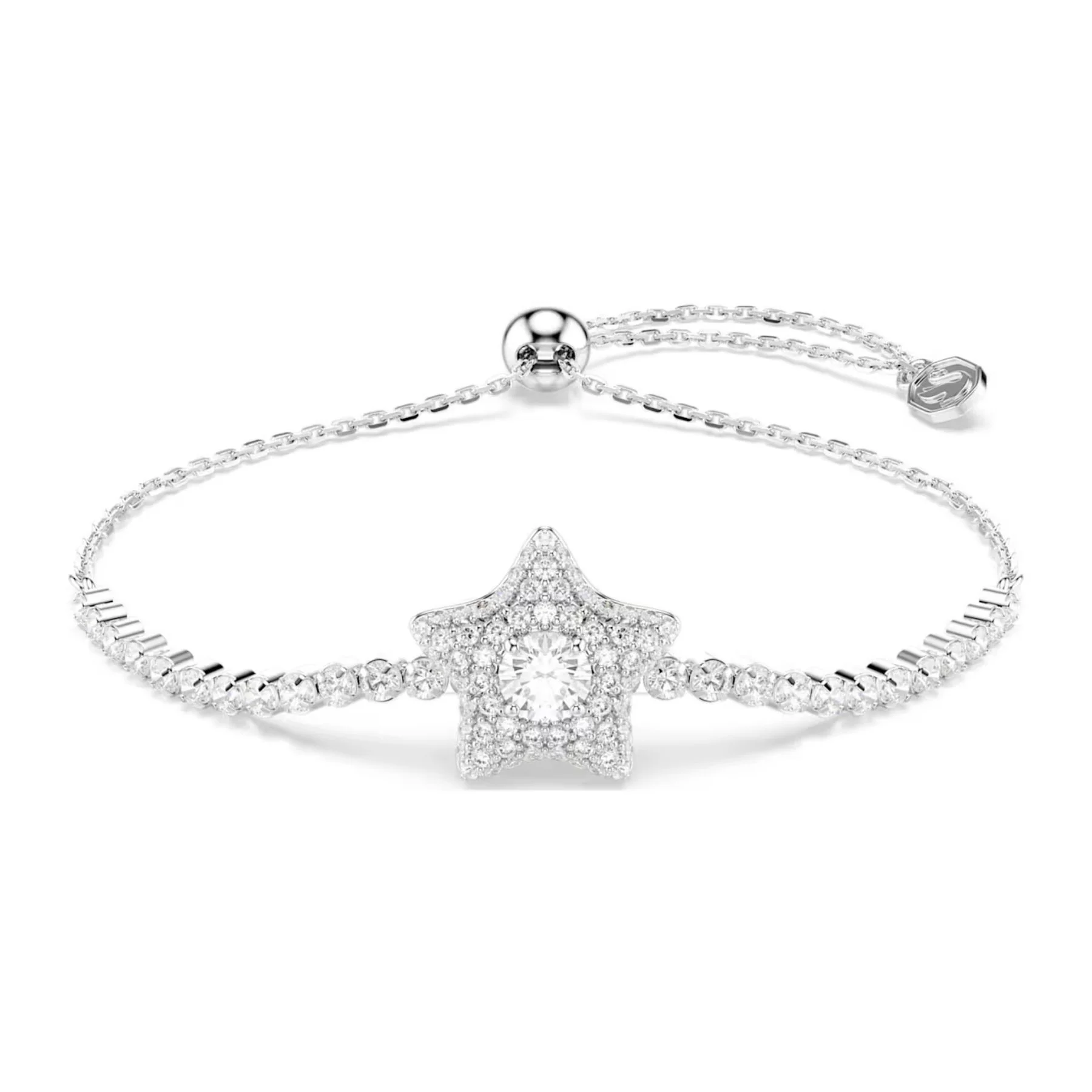 Swarovski Sublima rannekoru, vaalea metalli ja kirkkaat zirkonit, 5758392