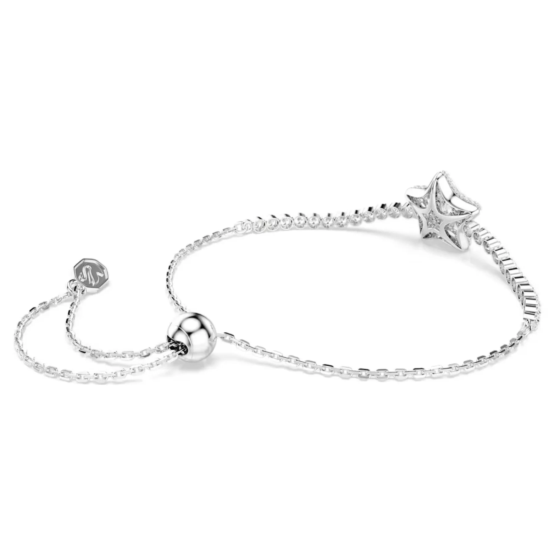 Swarovski Sublima rannekoru, vaalea metalli ja kirkkaat zirkonit, 5758392 - Image 5