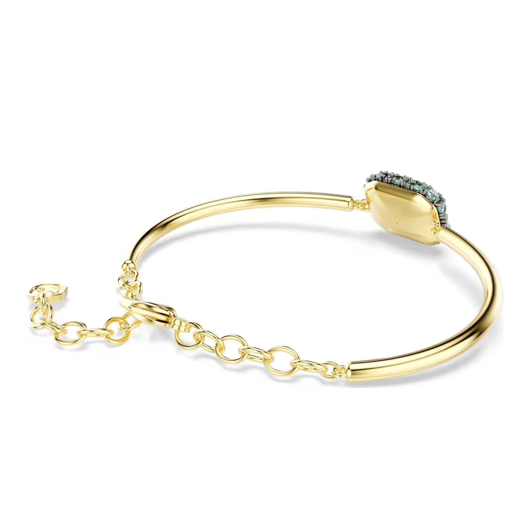 Swarovski Sublima rannerengas, keltakullattu ja vihreät zirkonit, 5758457 - Image 3