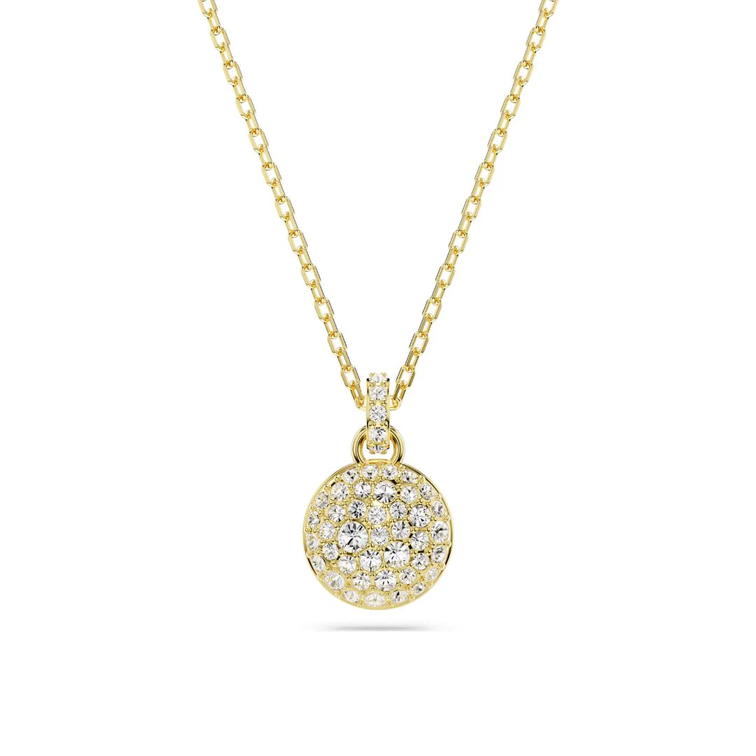 Swarovski Sublima riipus, keltakullattu ja kirkkaat kristallit, 5683443