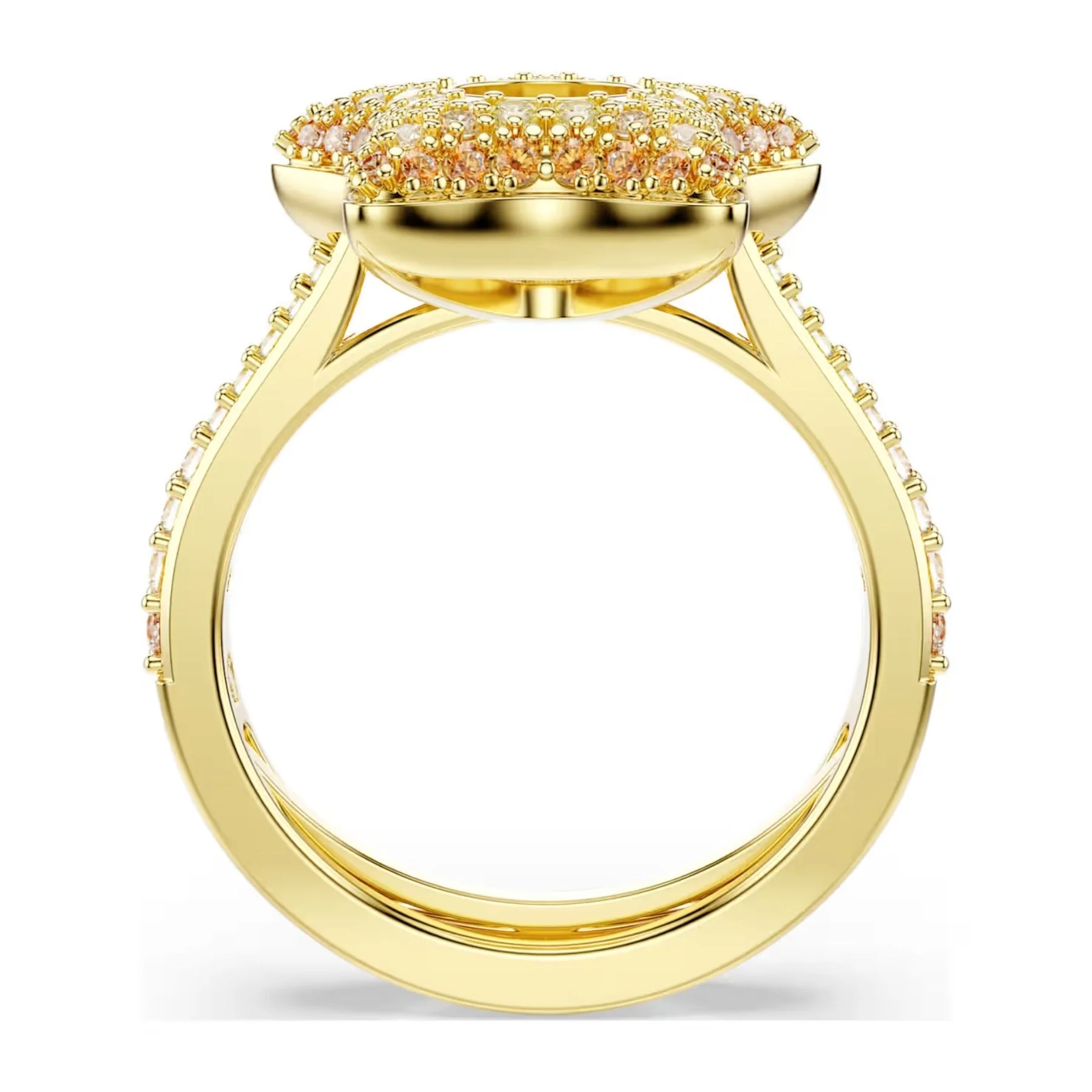 Swarovski Sublima sormus, keltakullattu ja eriväriset zirkonit, 5767345 - Image 3