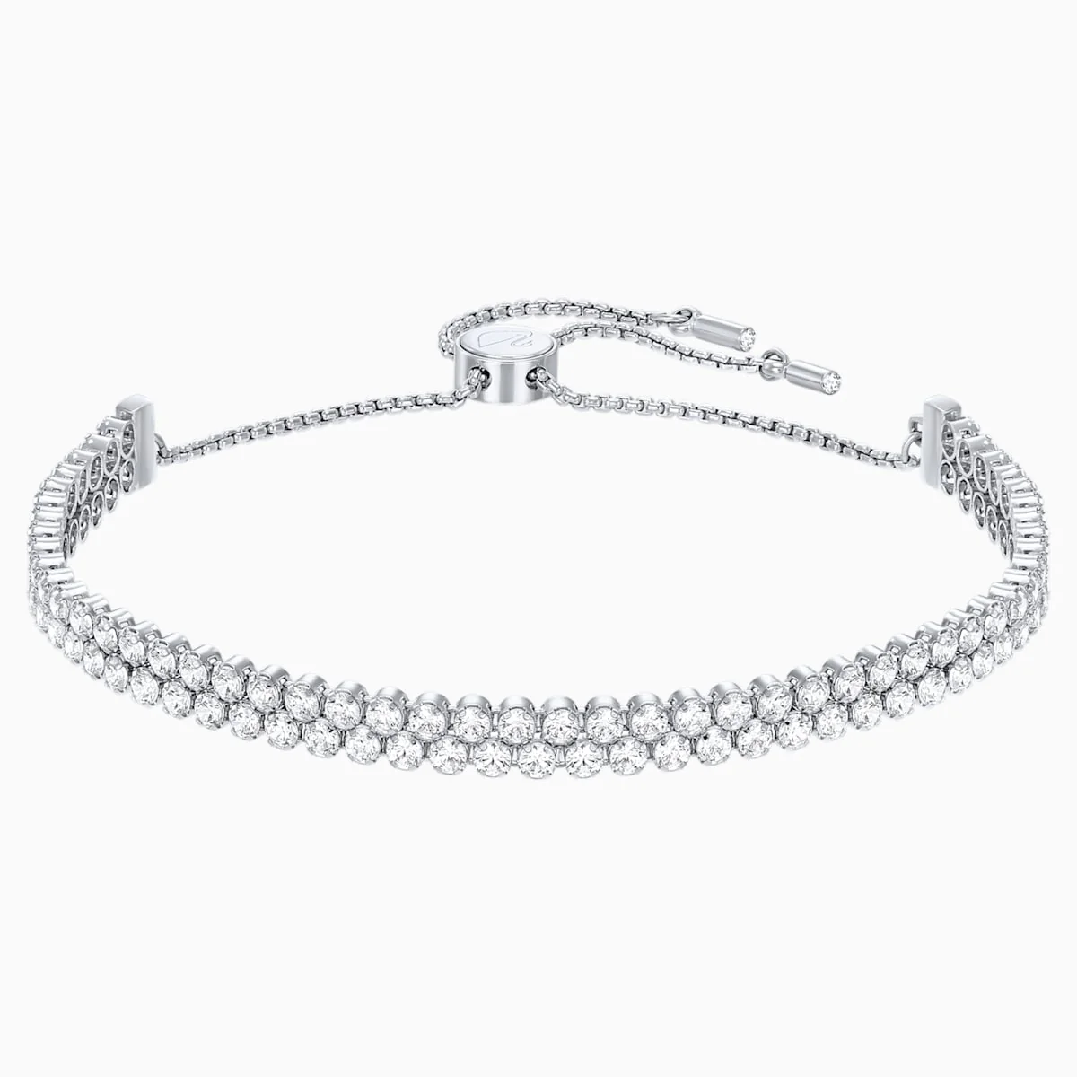 Swarovski Subtle rannekoru, vaalea metalli ja kirkkaat kristallit 5221397