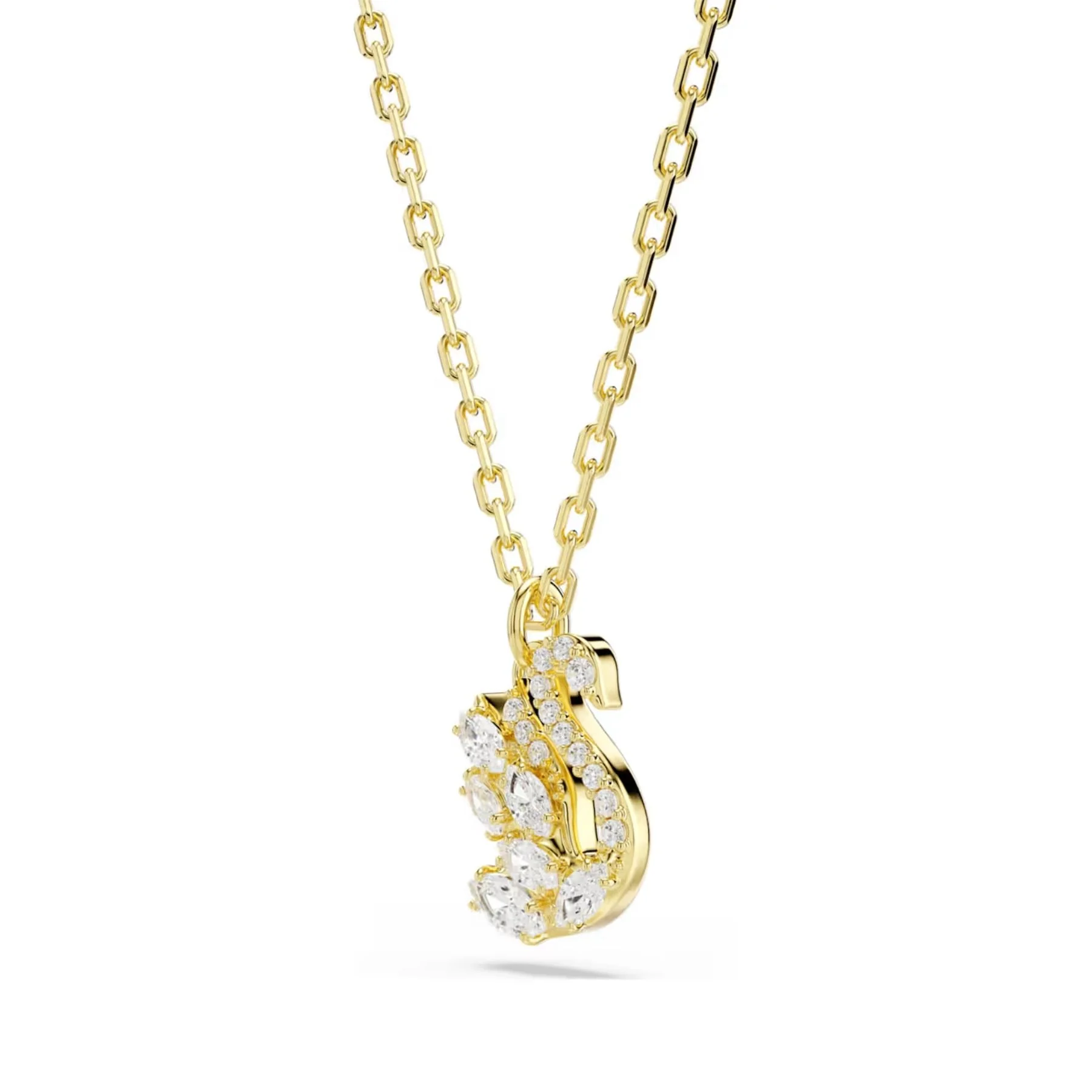 Swarovski Swan kaulakoru, keltakullattu ja kirkkaat zirkonit, 5754626 - Image 2