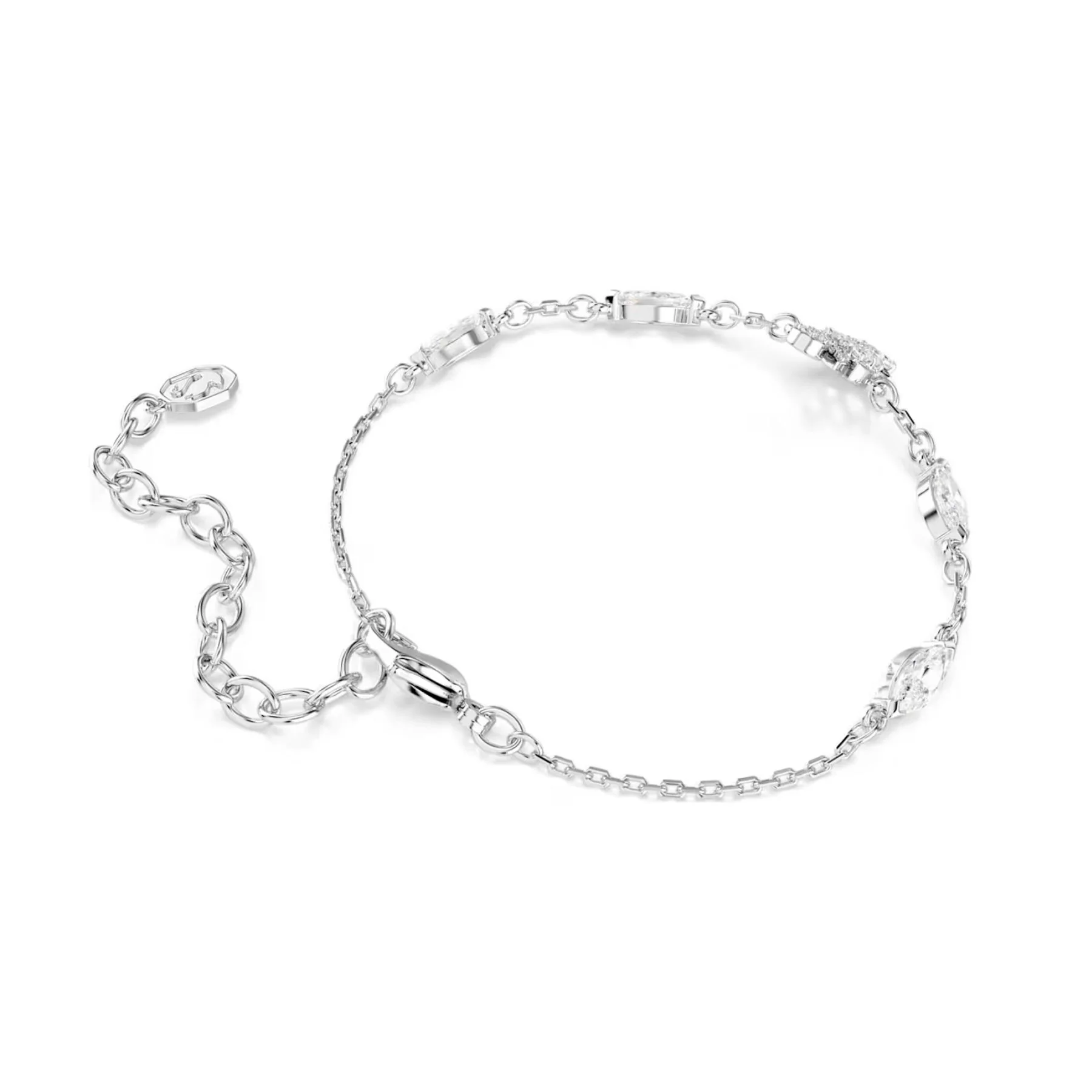 Swarovski Swan rannekoru, vaalea metalli ja kirkkaat zirkonit, 5758682 - Image 4