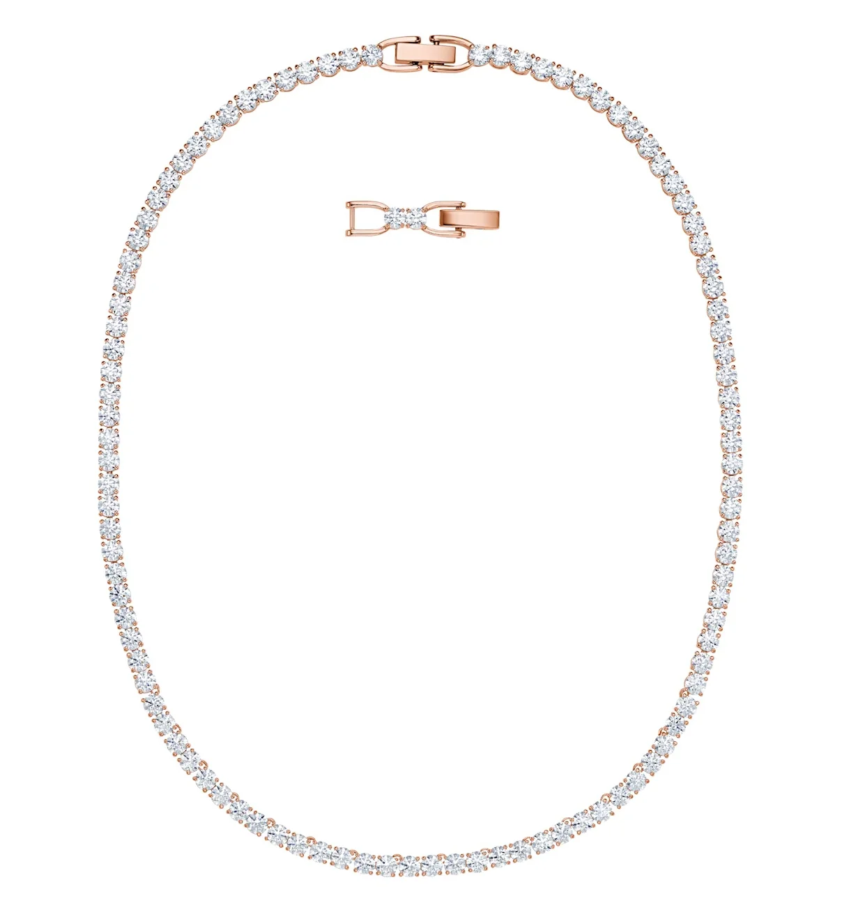 Swarovski Tennis Deluxe kaulakoru, rosekulta