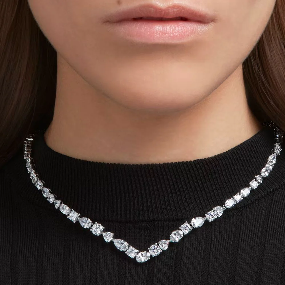 Swarovski Tennis Deluxe V kaulakoru, 5556917 - Image 4