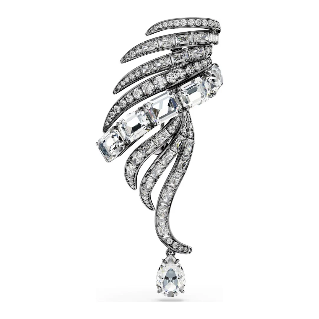 Swarovski The Vienna Collection rintakoru, tumma metalli kirkkailla kristalleilla 5735193