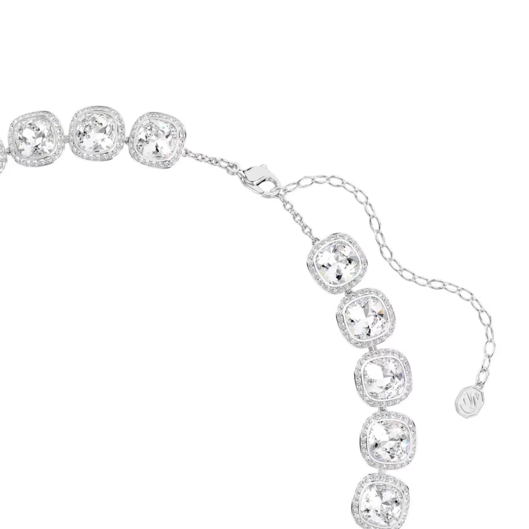 Swarovski Una Angelic kaulakoru, vaalea metalli ja kirkkaat kristallit, 5751326 - Image 4