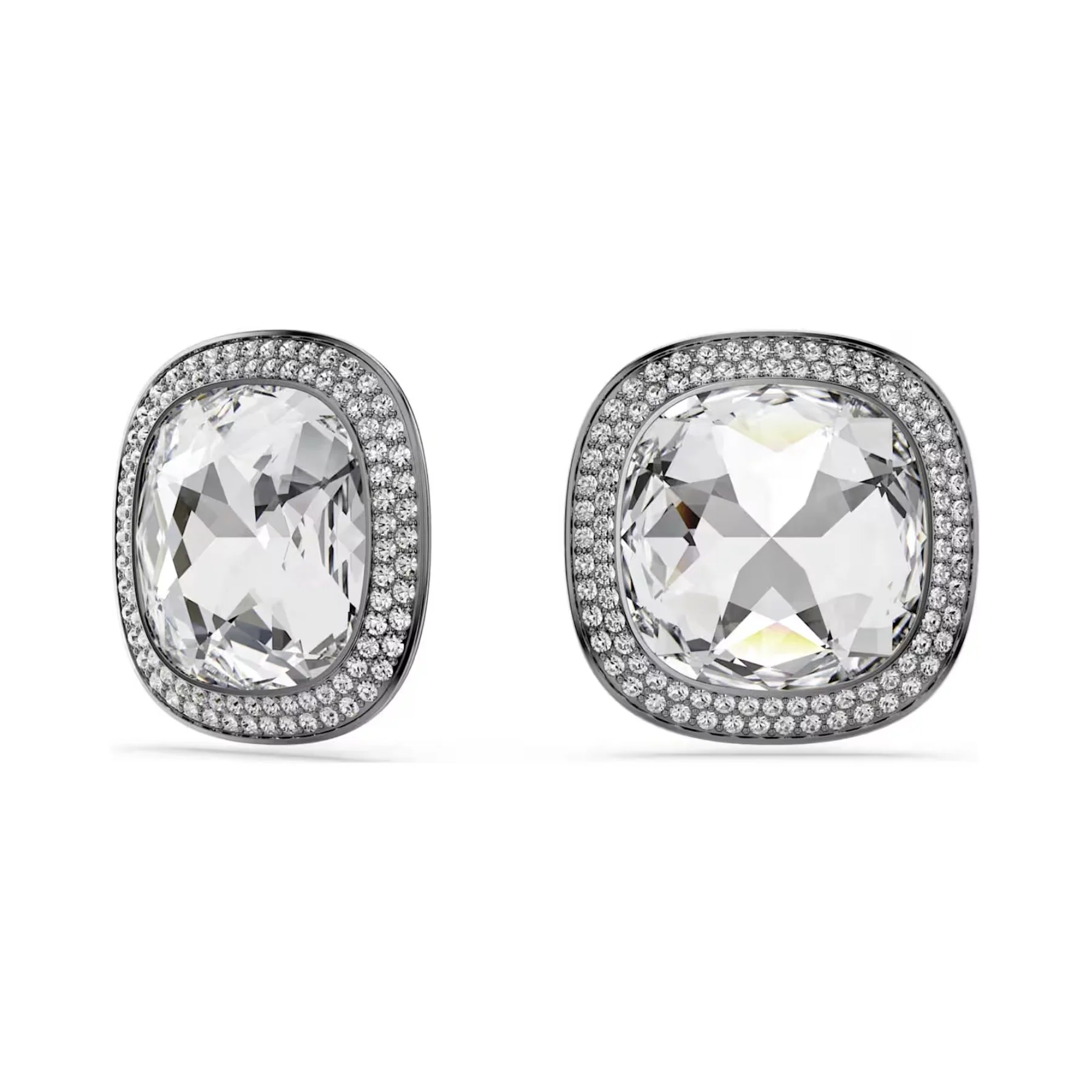 Swarovski Una Angelic klipsikorvakorut, tumma metalli ja kirkkaat kristallit, 5751325 - Image 2