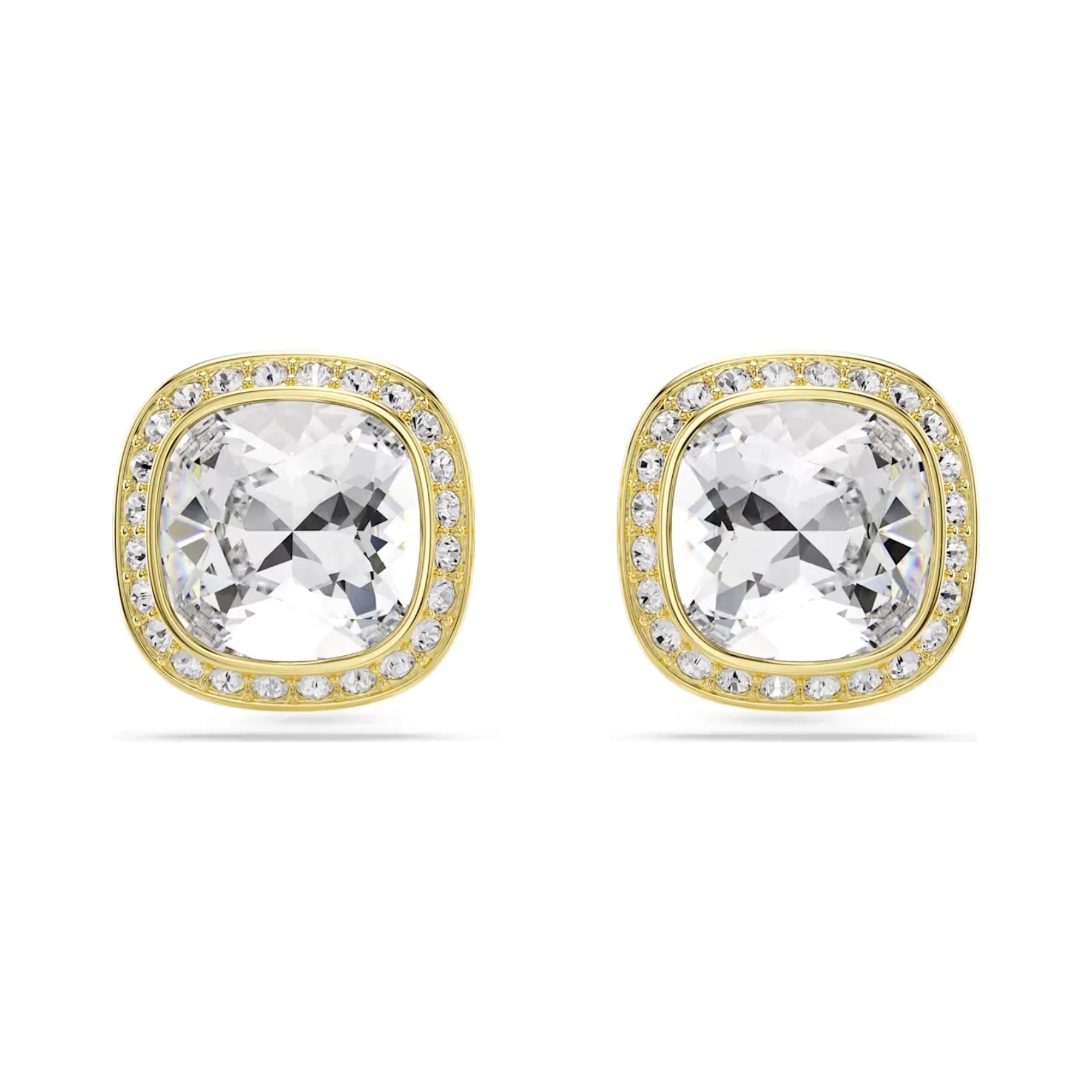 Swarovski Una Angelic korvakorut, keltakullattu ja kirkkaat kristallit, 5764762