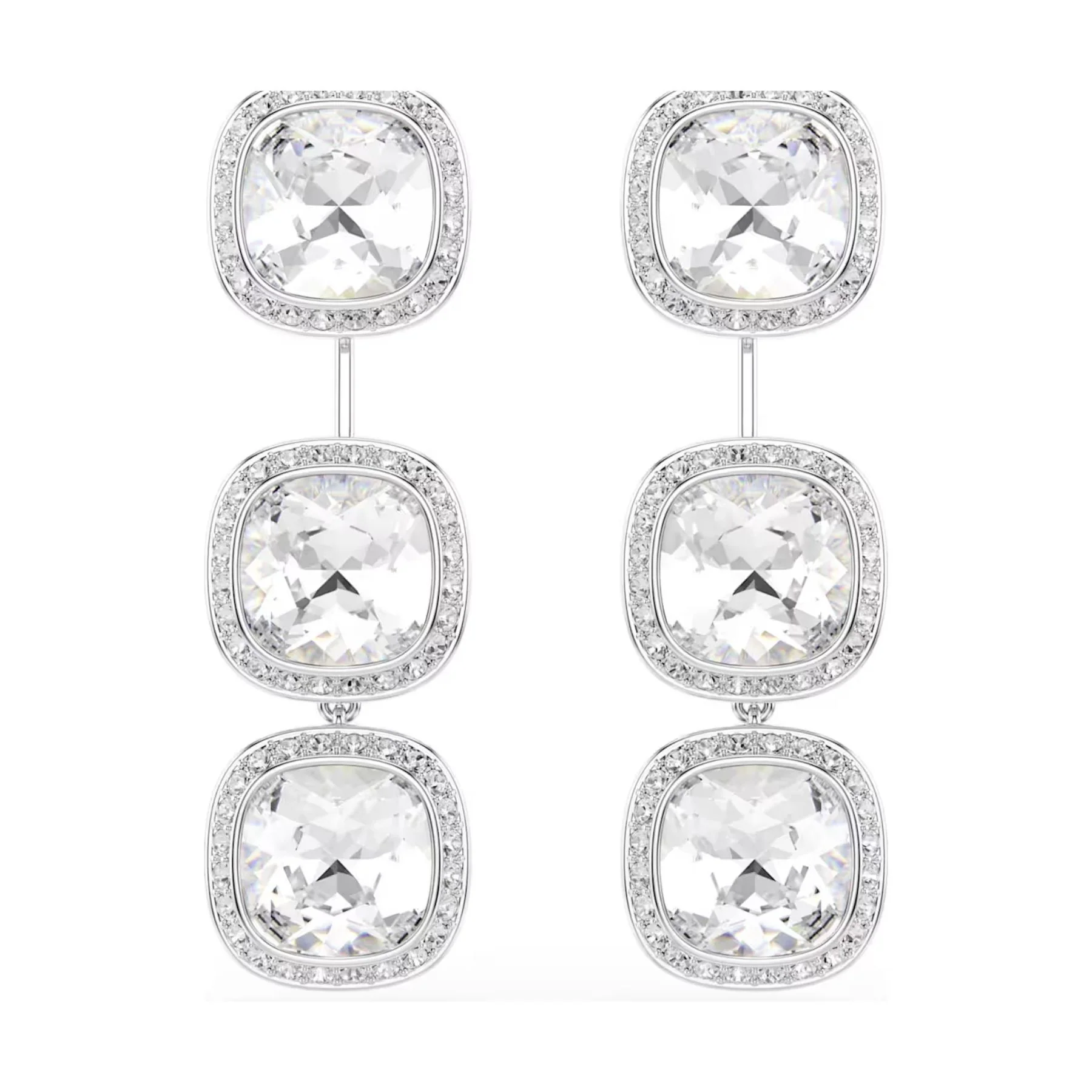 Swarovski Una Angelic korvakorut, vaalea metalli ja kirkkaat kristallit, 5754342 - Image 2