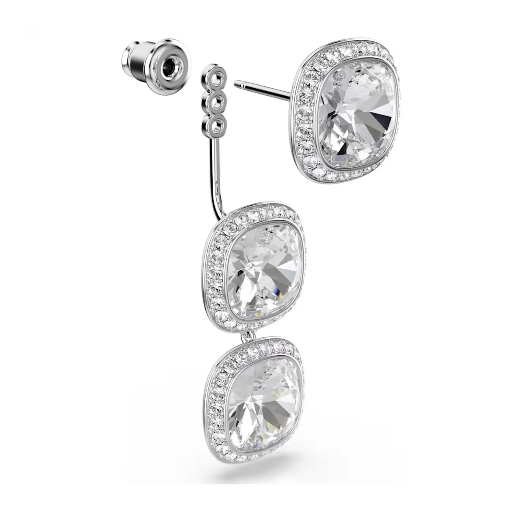 Swarovski Una Angelic korvakorut, vaalea metalli ja kirkkaat kristallit, 5754342 - Image 3