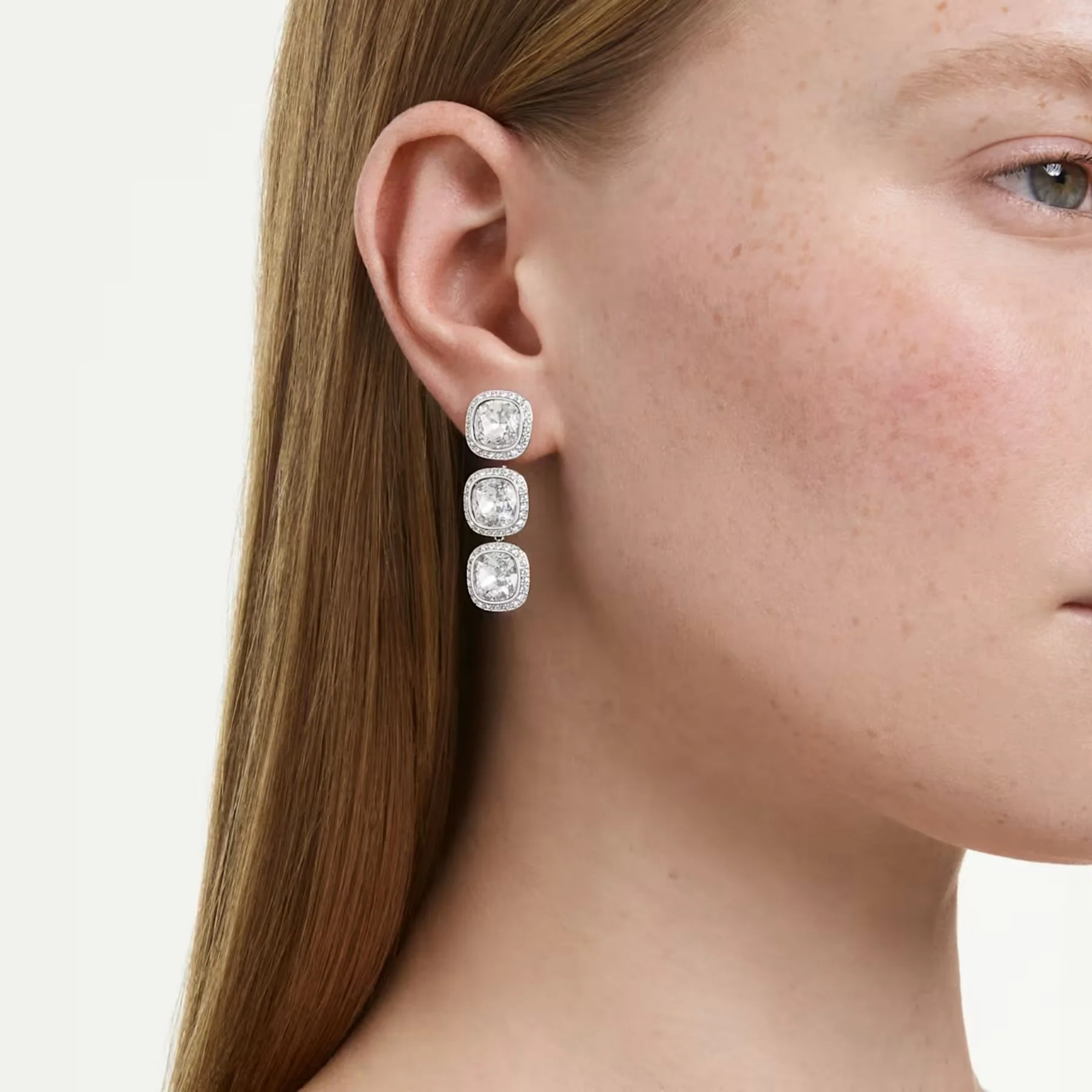 Swarovski Una Angelic korvakorut, vaalea metalli ja kirkkaat kristallit, 5754342 - Image 6