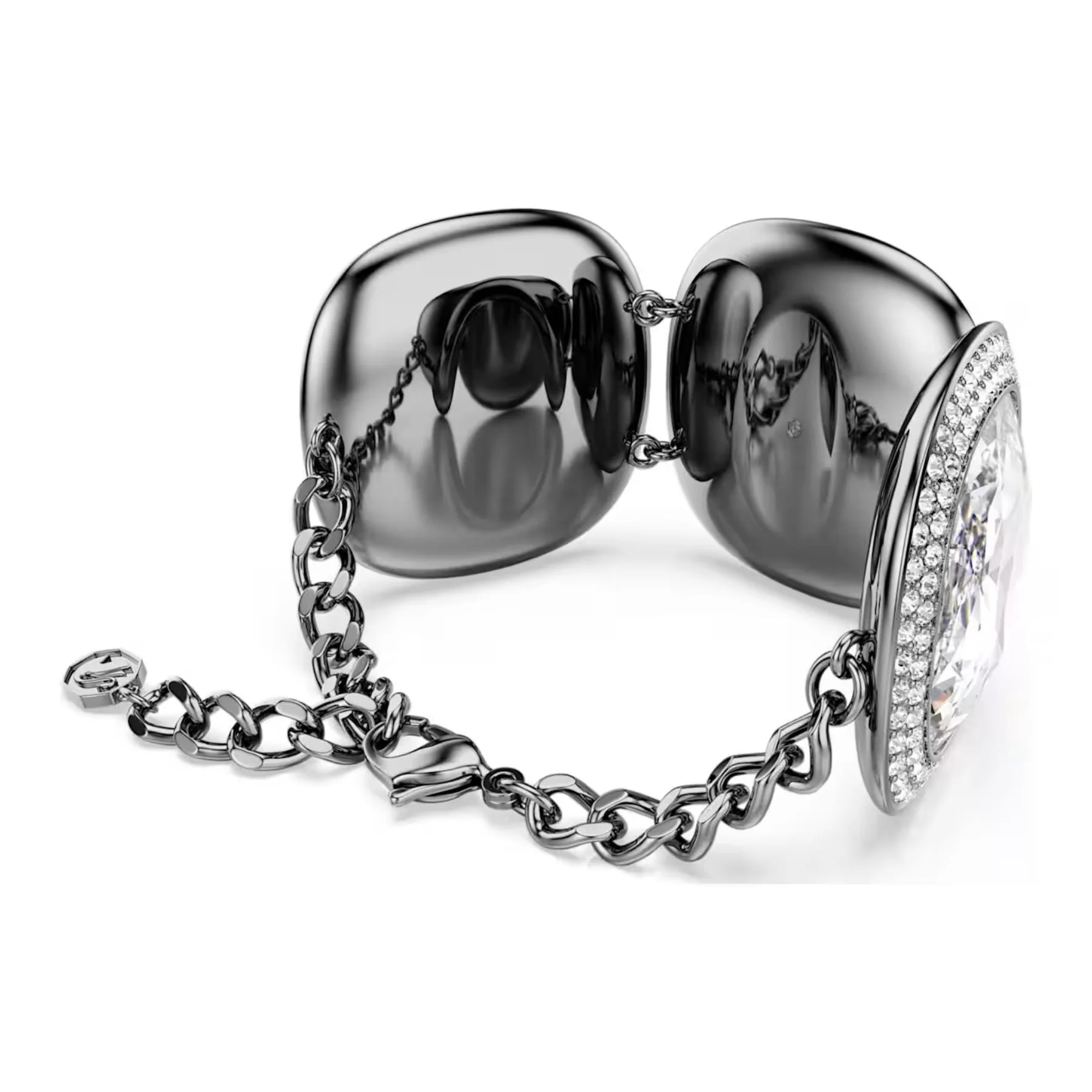 Swarovski Una Angelic rannekoru, tumma metalli ja kirkkaat kristallit, 5751557 - Image 3