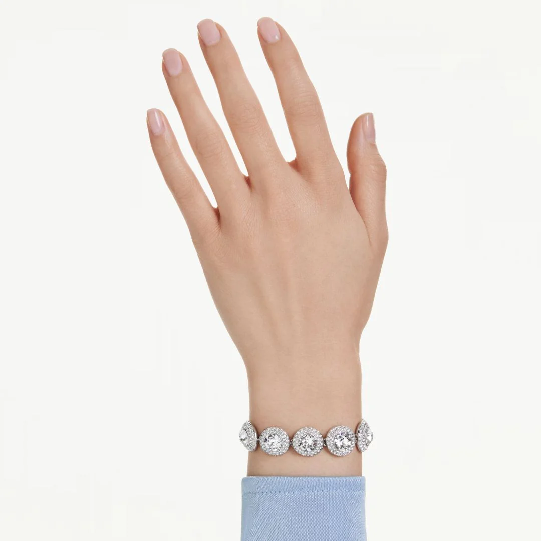 Swarovski Una Angelic rannekoru, vaalea metalli ja kirkkaat kristallit, 5735343 - Image 2