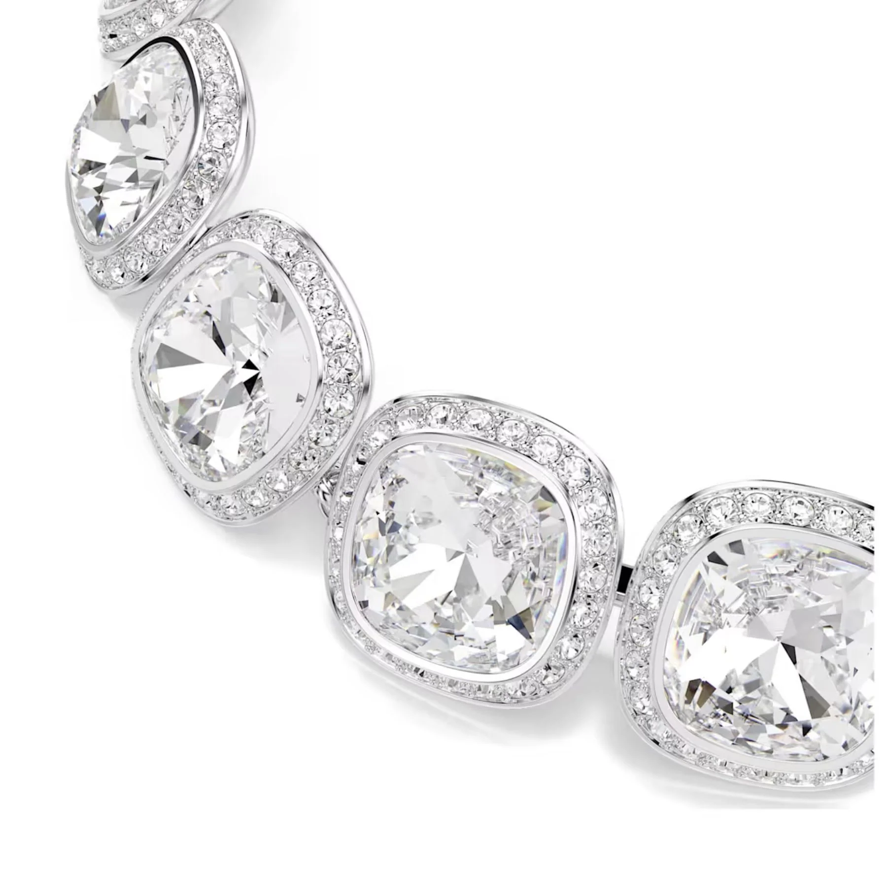 Swarovski Una Angelic rannekoru, vaalea metalli ja kirkkaat kristallit, 5751558 - Image 2