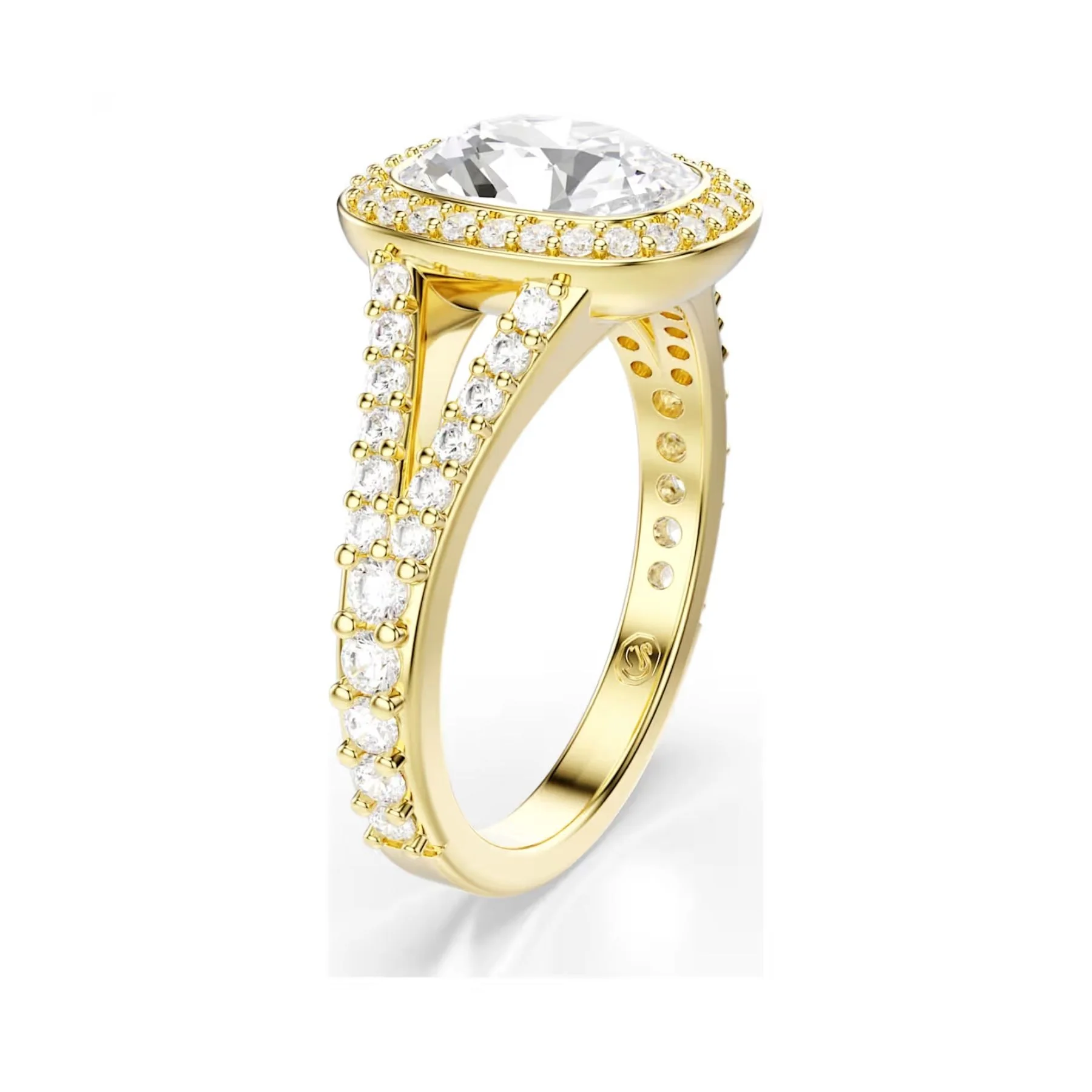 Swarovski Una Angelic sormus, keltakullattu, kirkas kristalli ja zirkonit, 5762626 - Image 3