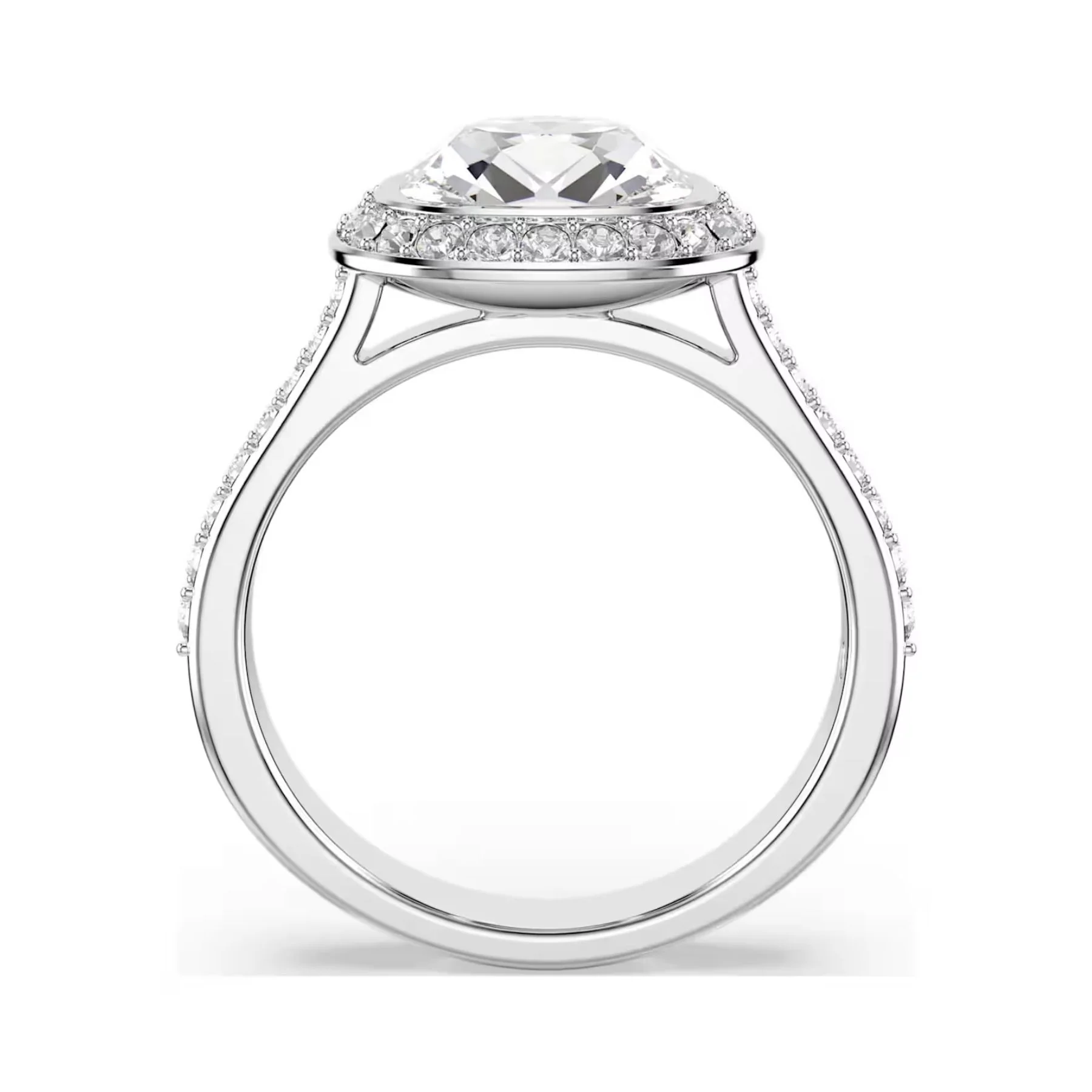 Swarovski Una Angelic sormus, vaalea metalli ja kirkkaat kristallit, 5758469 - Image 3