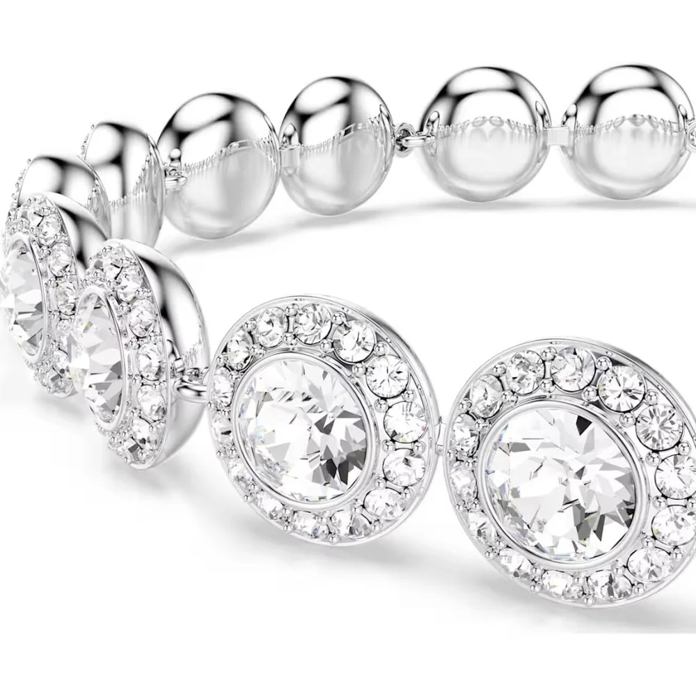 Swarovski Una Angelic Tennis rannekoru, vaalea metalli ja kirkkaat kristallit, 5682279 - Image 2