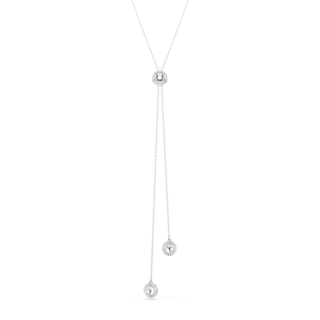 Swarovski Una Angelic Y kaulakoru, vaalea metalli ja kirkkaat kristallit, 5733067