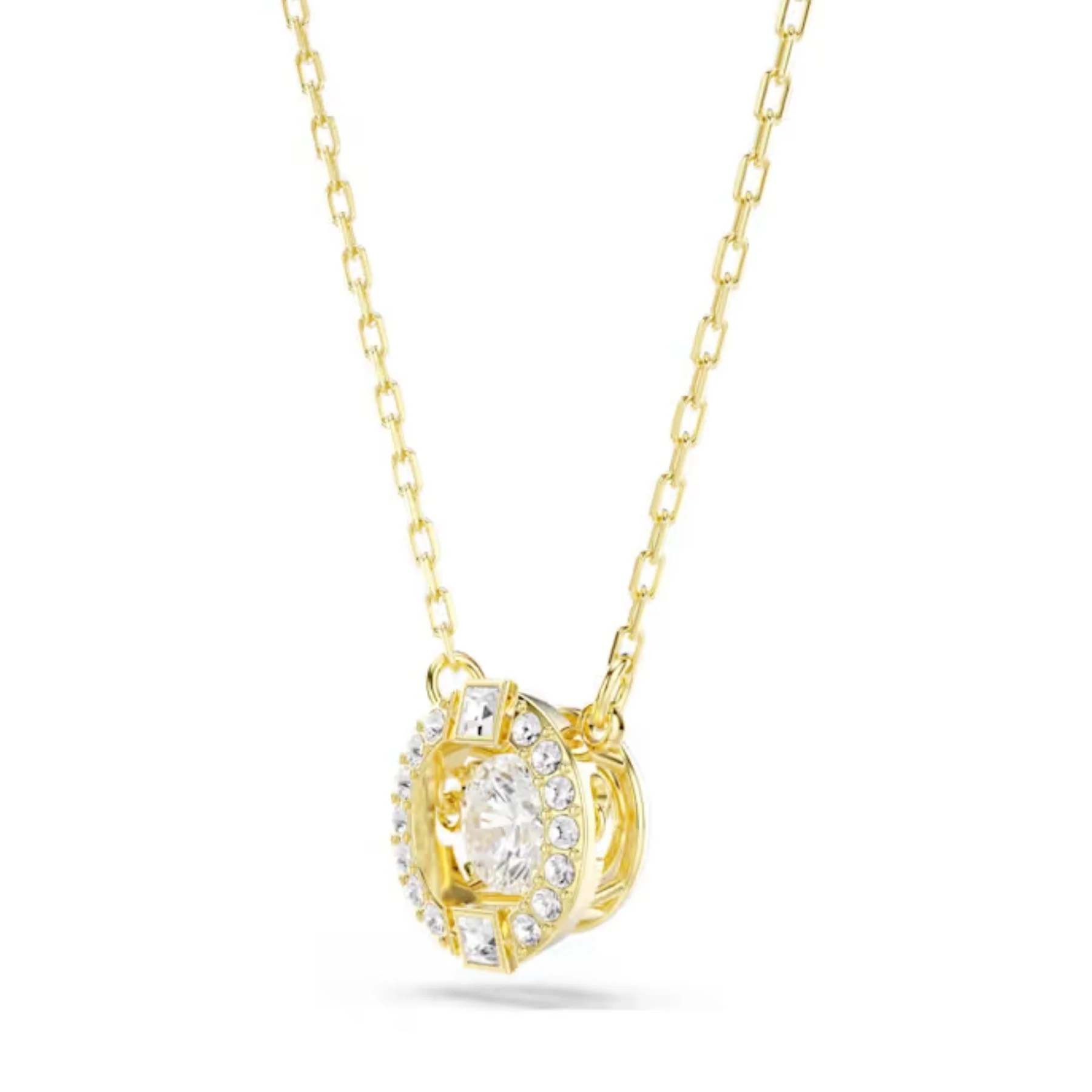 Swarovski Una Angelic riipus, keltakullattu ja kirkkaat kristallit, 5758061 - Image 2