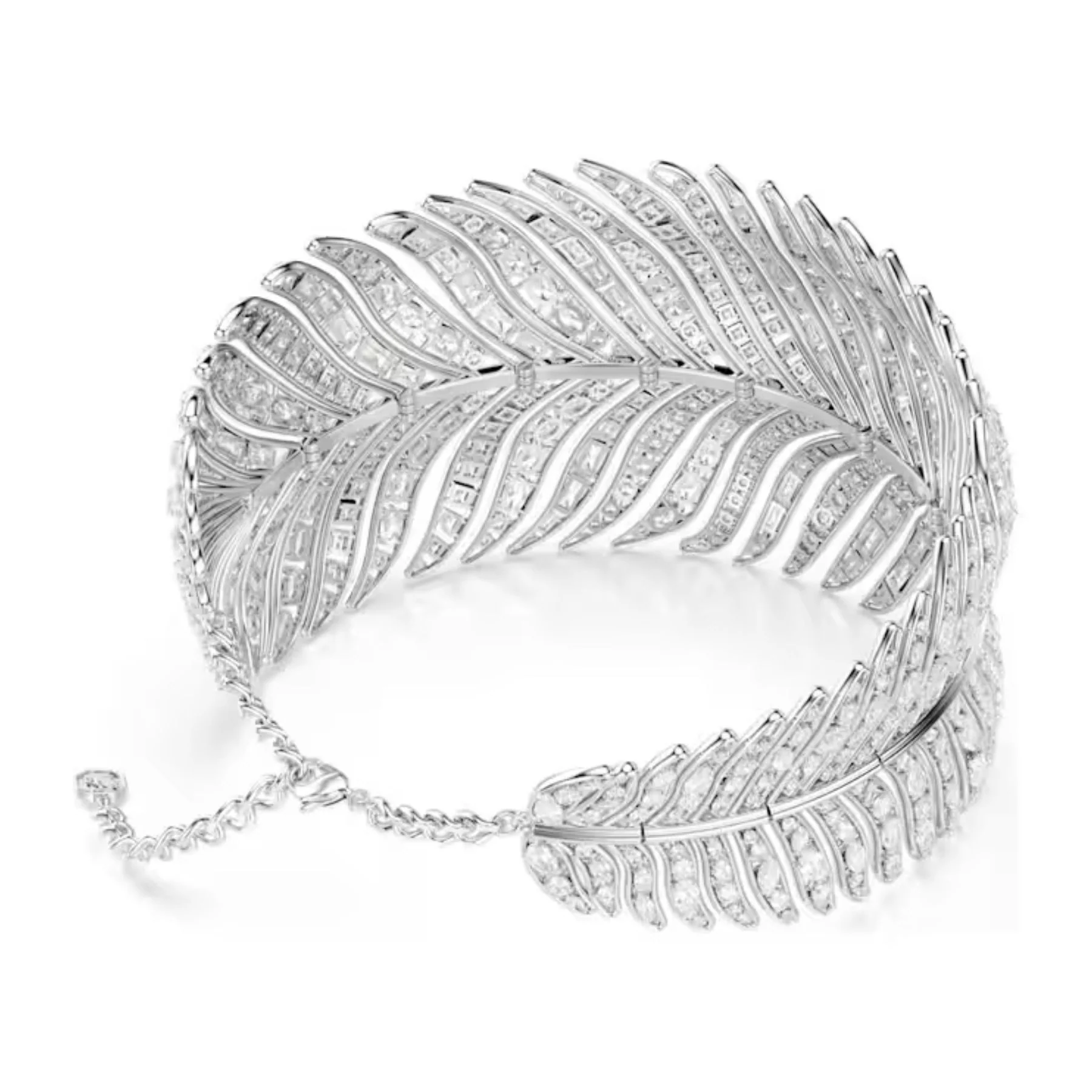 Swarovski Vienna choker kaulakoru, vaalea metalli ja kirkkaat zirkonit, 5749377 - Image 2