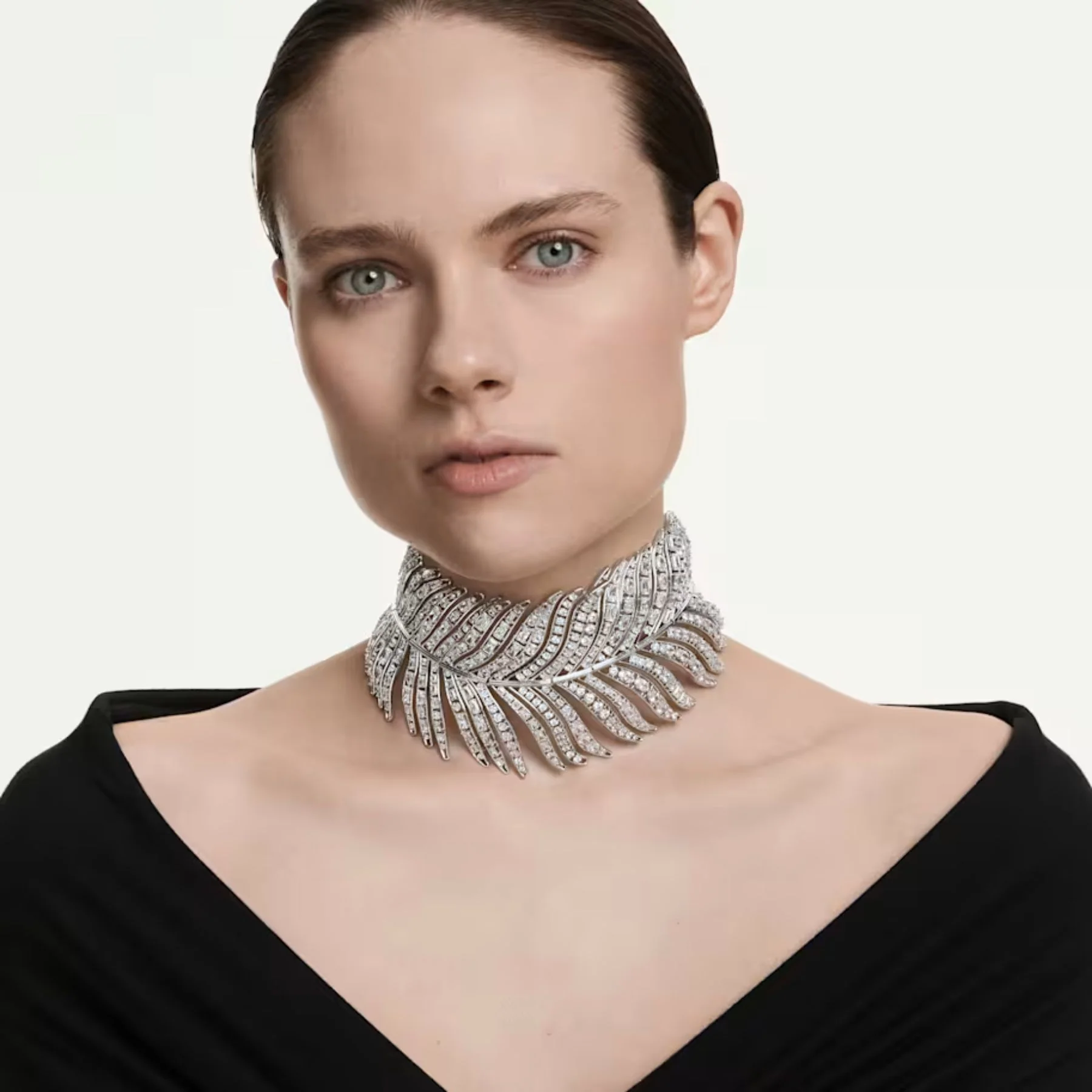 Swarovski Vienna choker kaulakoru, vaalea metalli ja kirkkaat zirkonit, 5749377 - Image 5