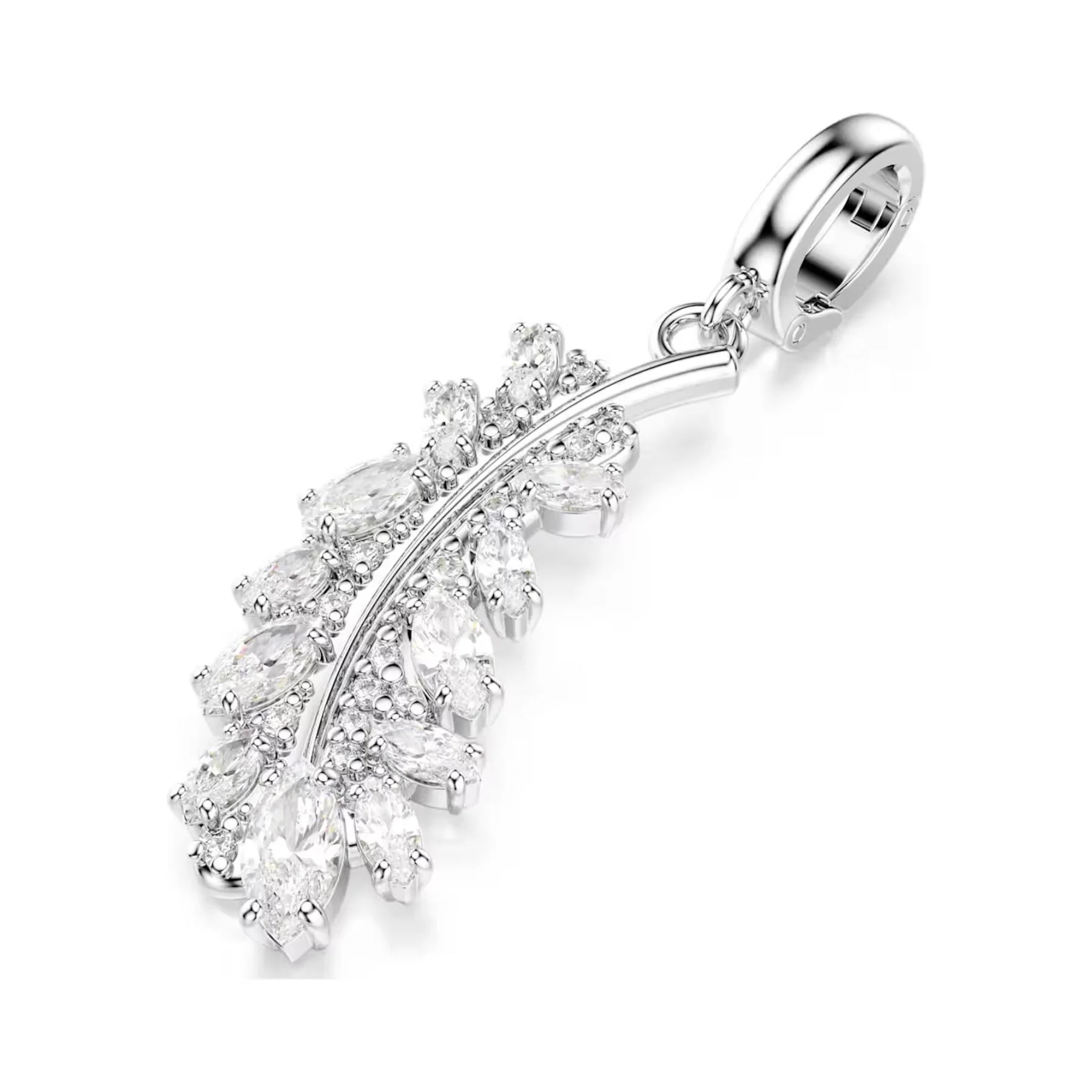 Swarovski Vienna hela, vaalea metalli ja kirkkaat zirkonit, 5757739 - Image 5