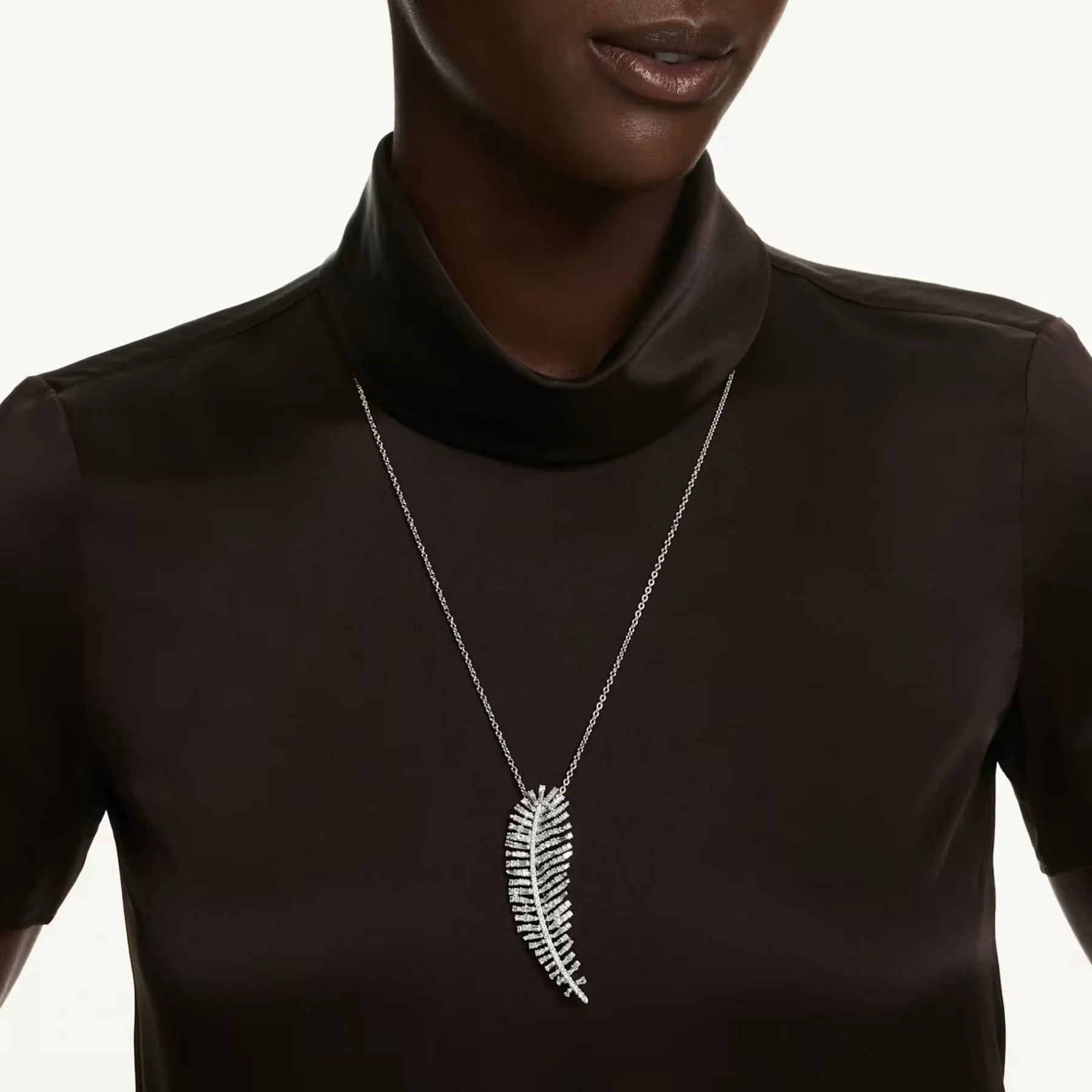 Swarovski Vienna kaulakoru/rintakoru, vaalea metalli ja kirkkaat zirkonit, 5749209 - Image 6