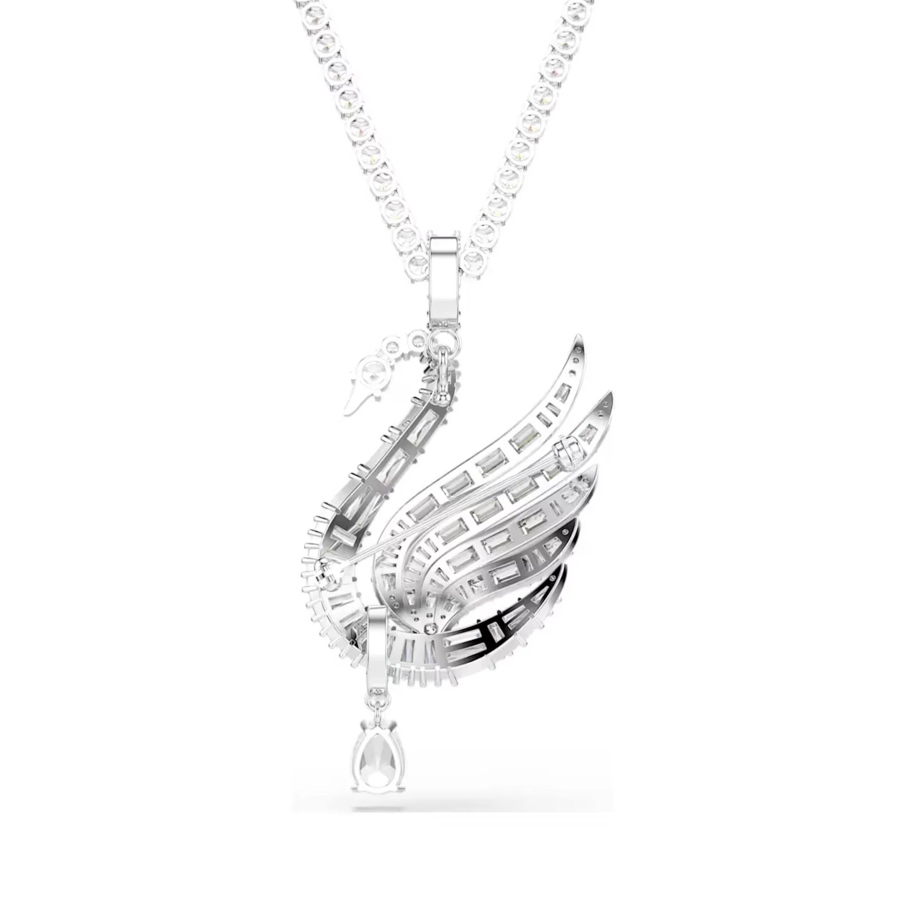 Swarovski Vienna kaulakoru, vaalea metalli ja kirkkaat kristallit, 5754828 - Image 3